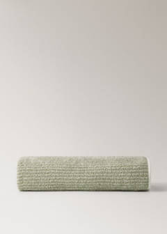 Children's cotton striped bath towel — Green 4