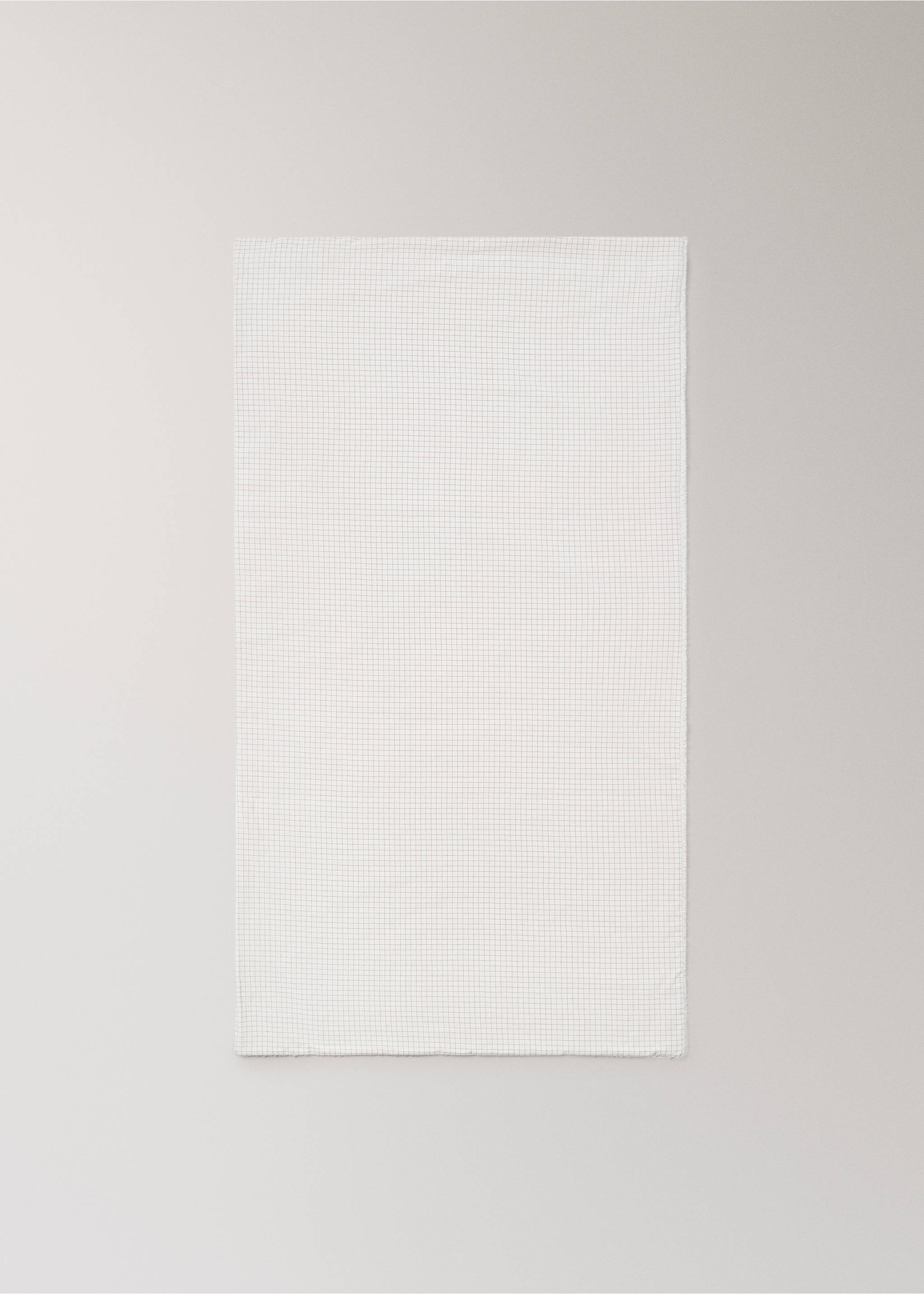 Barnhandduk i bomull med rutmönsterdetalj - Detaljer om artikeln 3, Mellanbrun. Ref: 17021633-00.