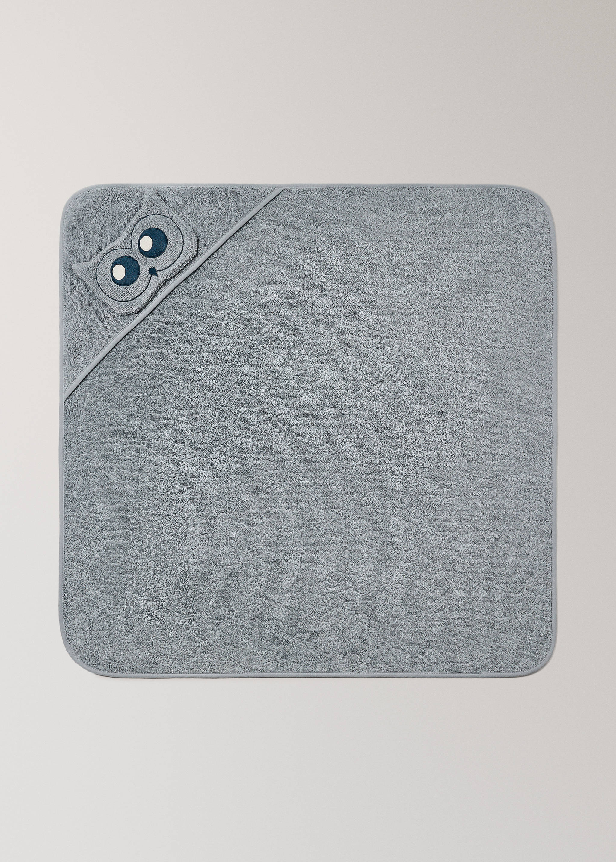 Cap de bain enfant coton bouclé hibou - Article sans modèle