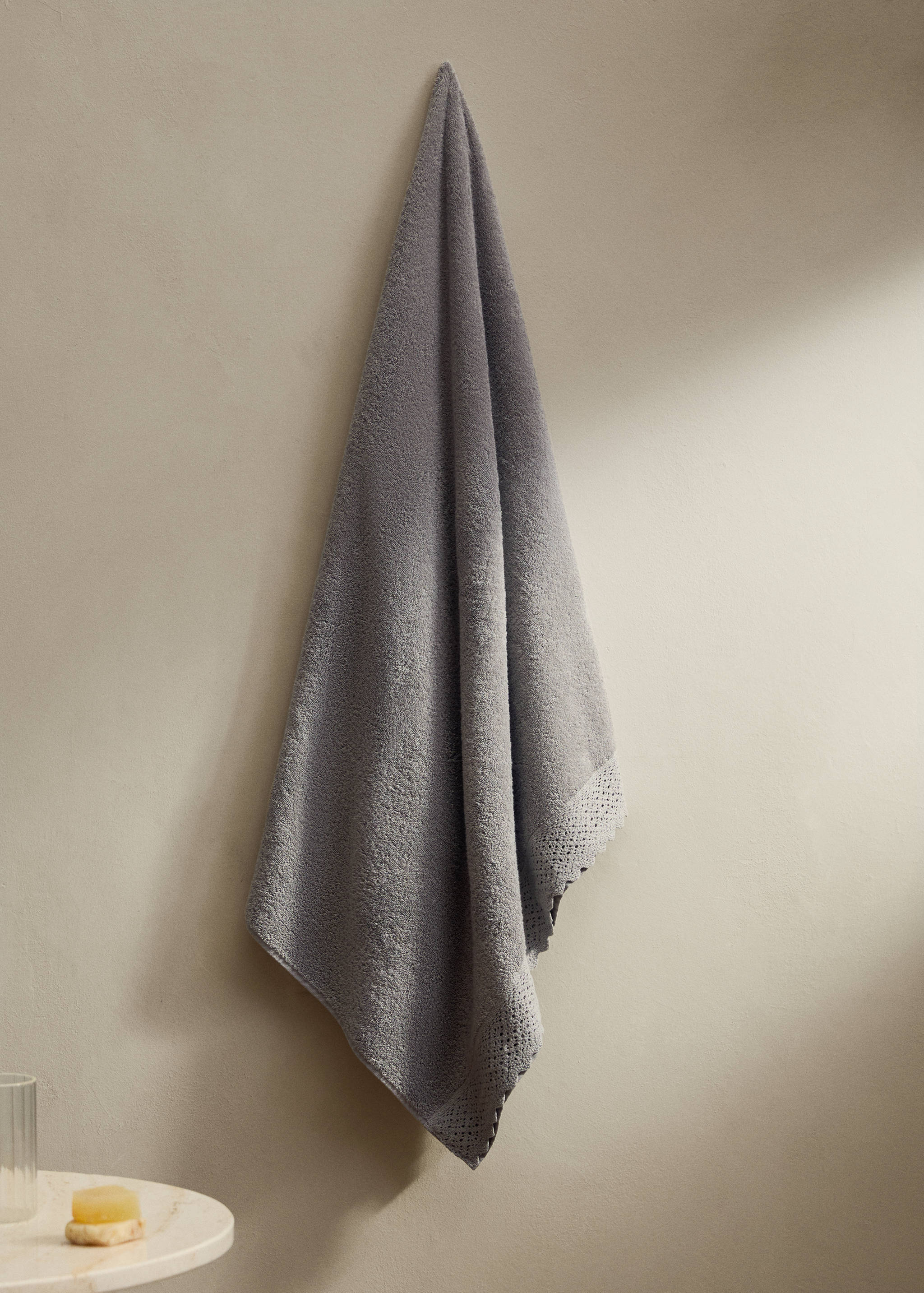 Drap de bain 100 % coton dentelle - Plan général