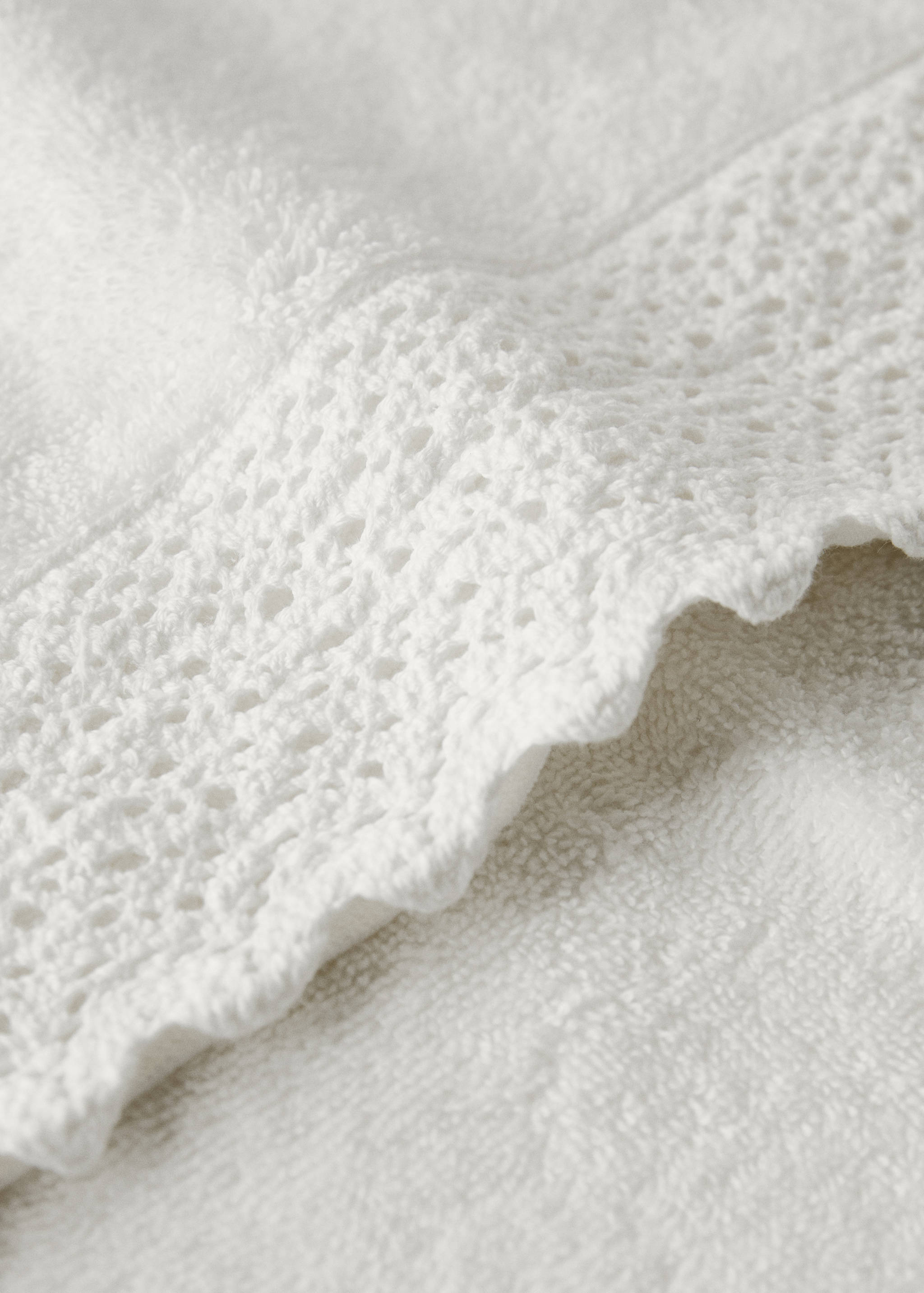 Drap de bain 100 % coton dentelle - Détail de l'article 1