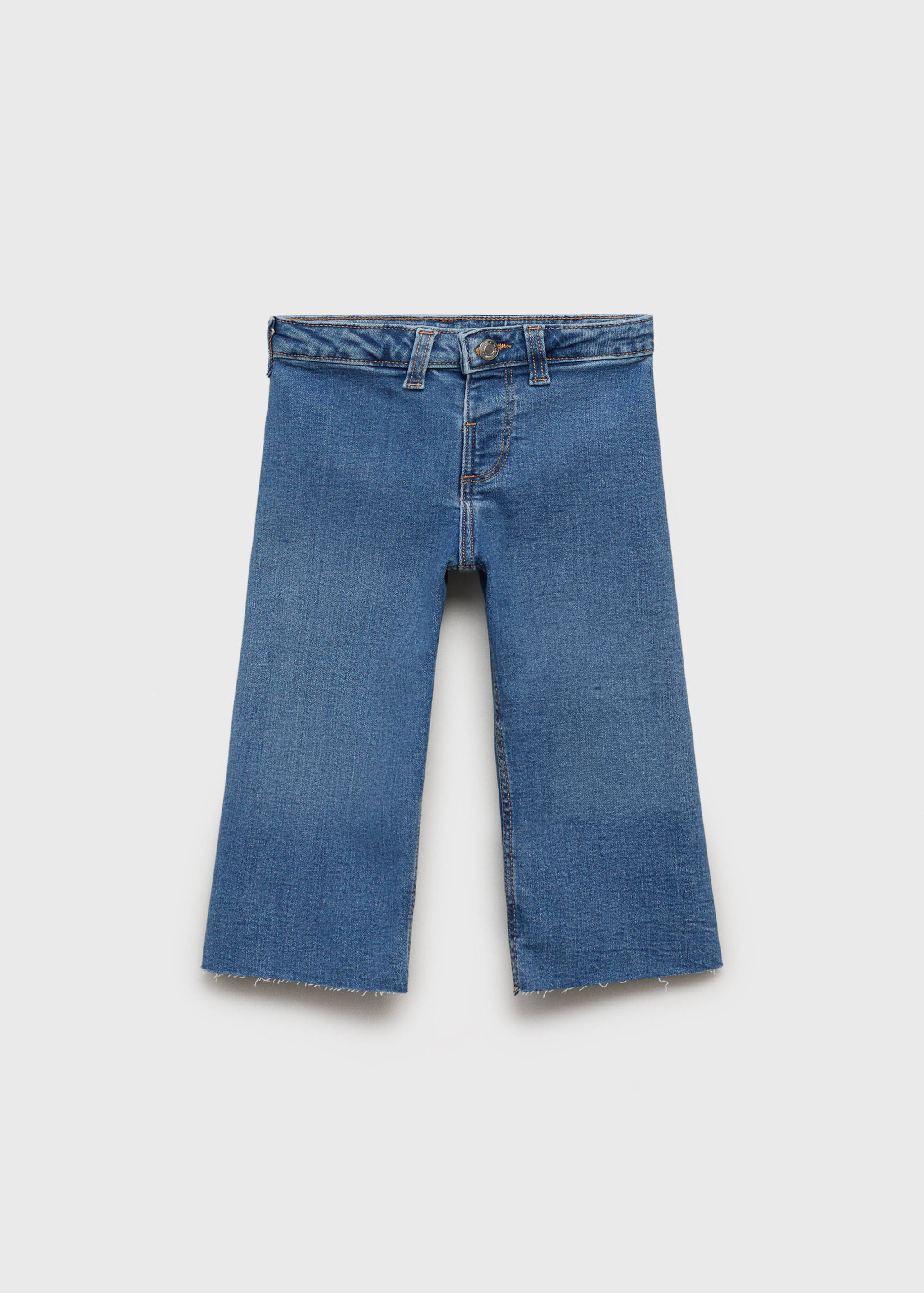 Jeans seamless bajo deshilachado - Artículo sin modelo