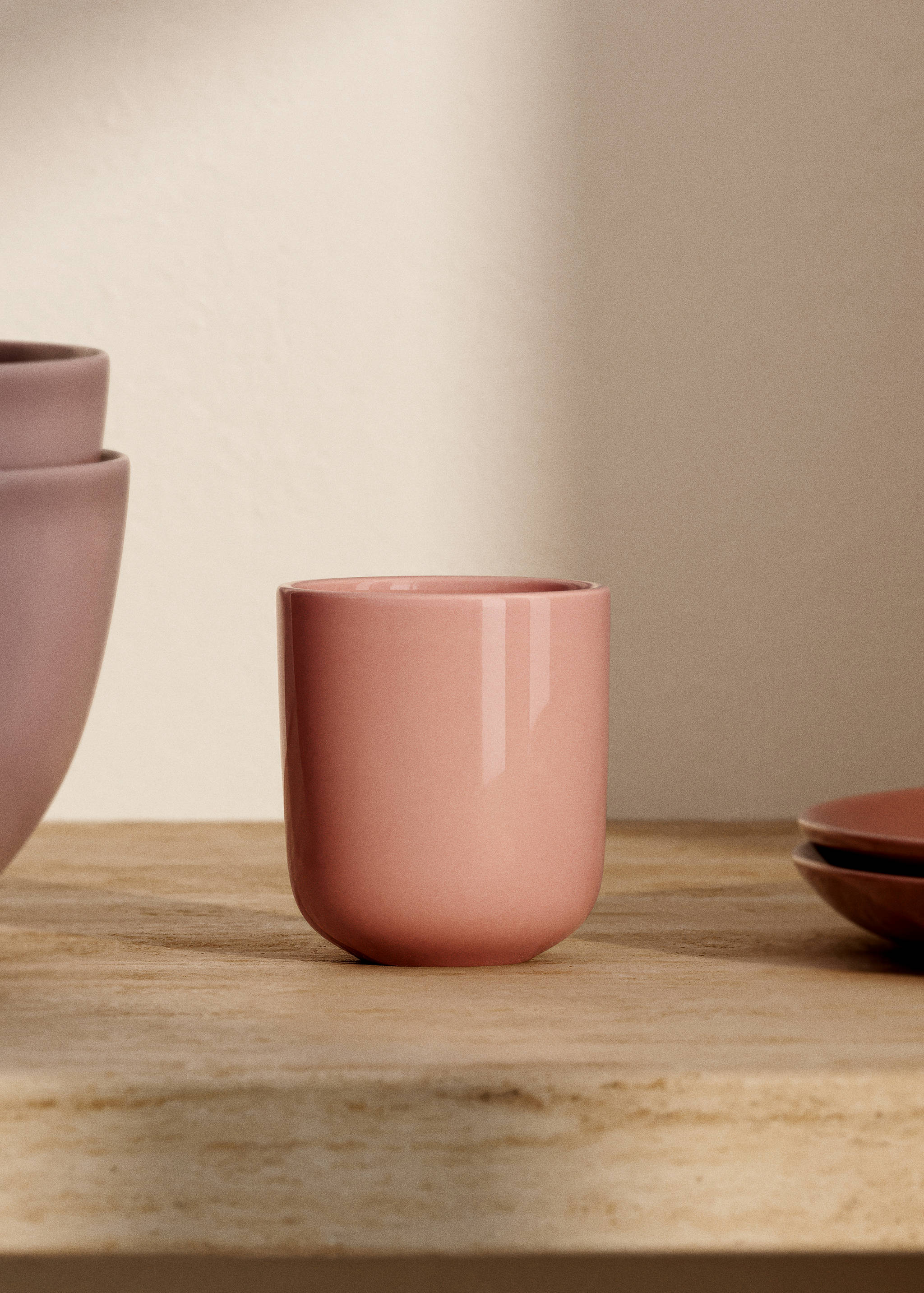 Tasse à café espresso en grès - Plan général