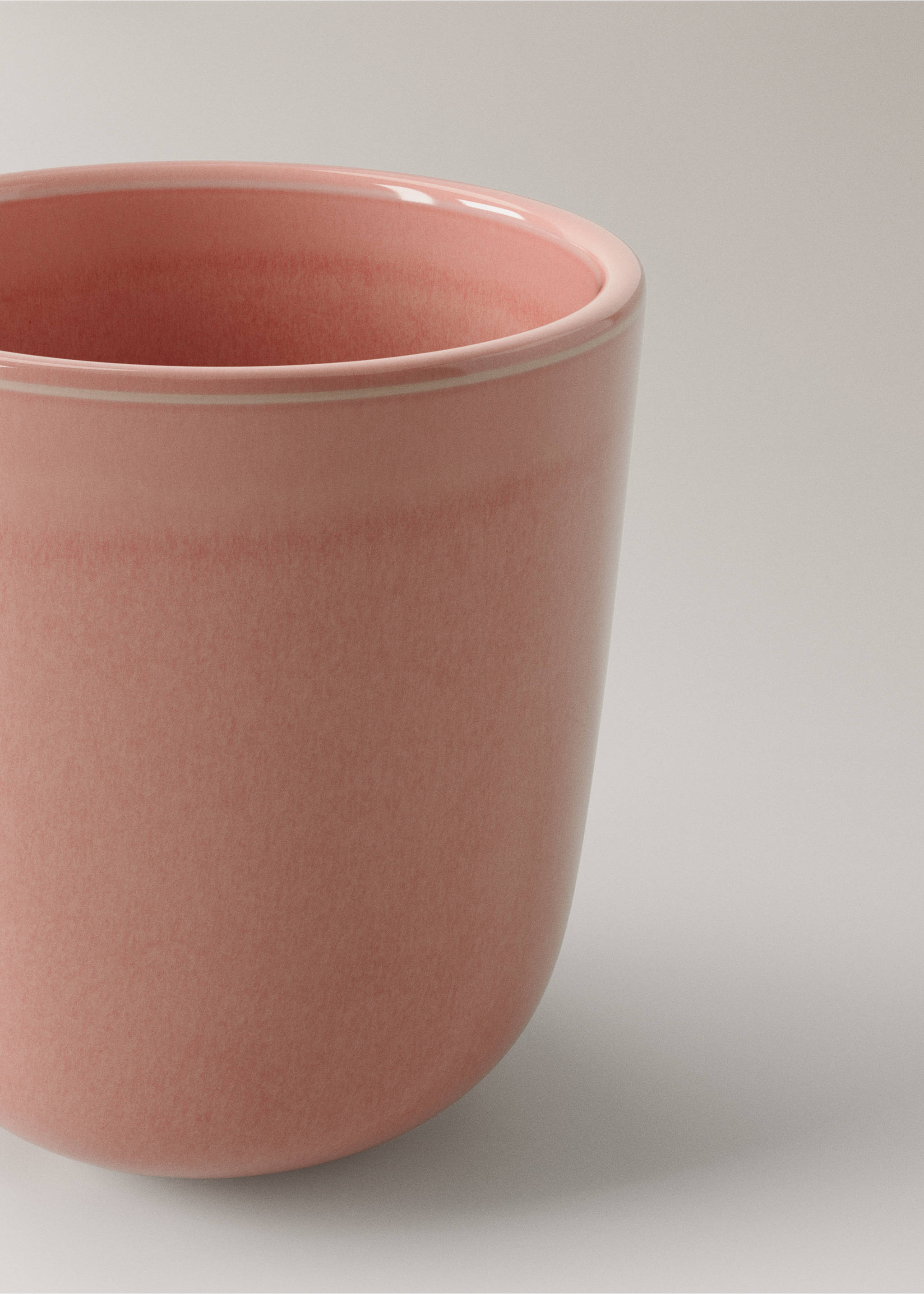 Stoneware expresso coffee cup - Details of the article 2, Cherry. Ref: 17022042-00.