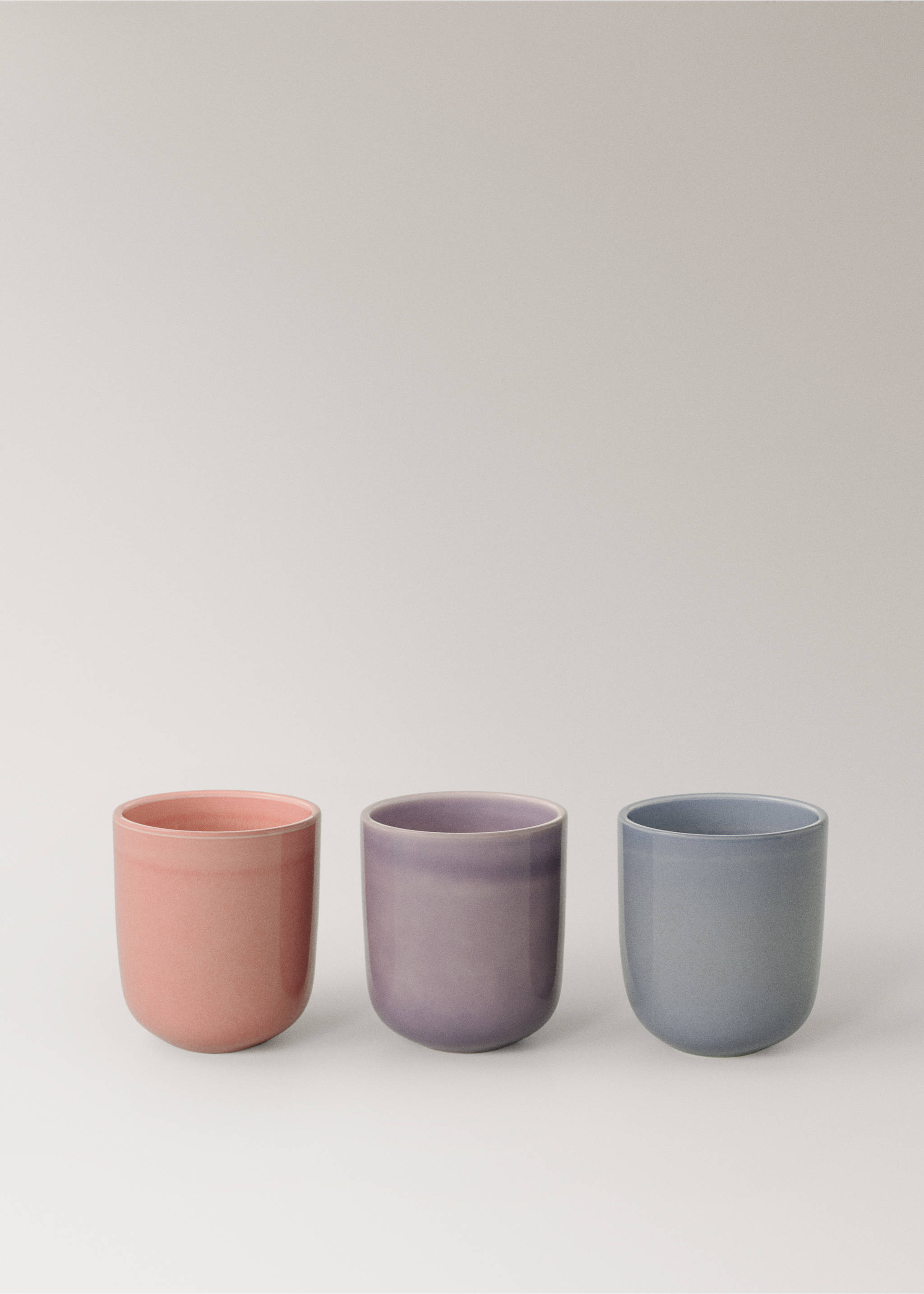 Stoneware expresso coffee cup - Details of the article 4, Cherry. Ref: 17022042-00.