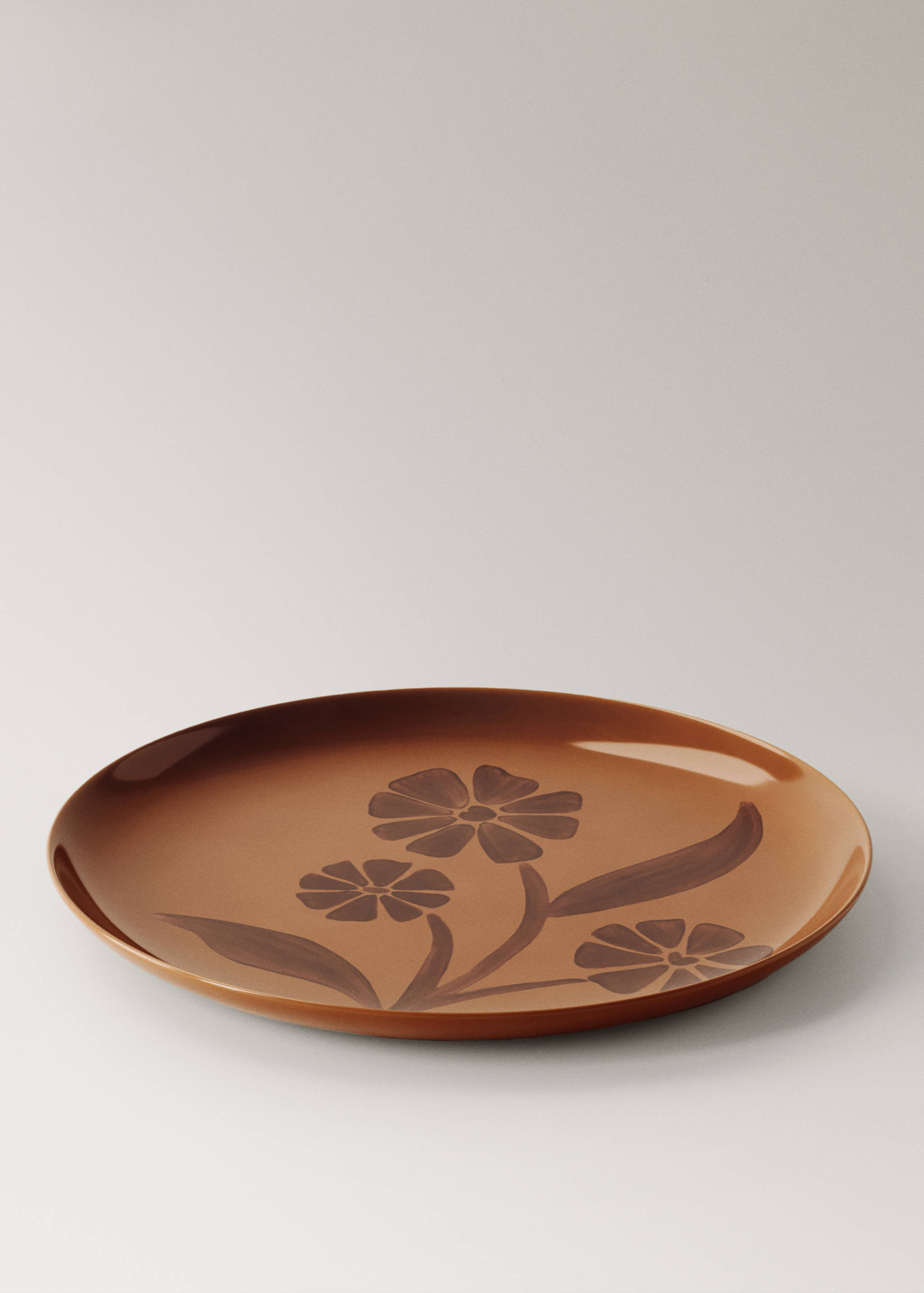 Dessertteller aus Steingut mit handbemaltem Design - Detail des Artikels 3