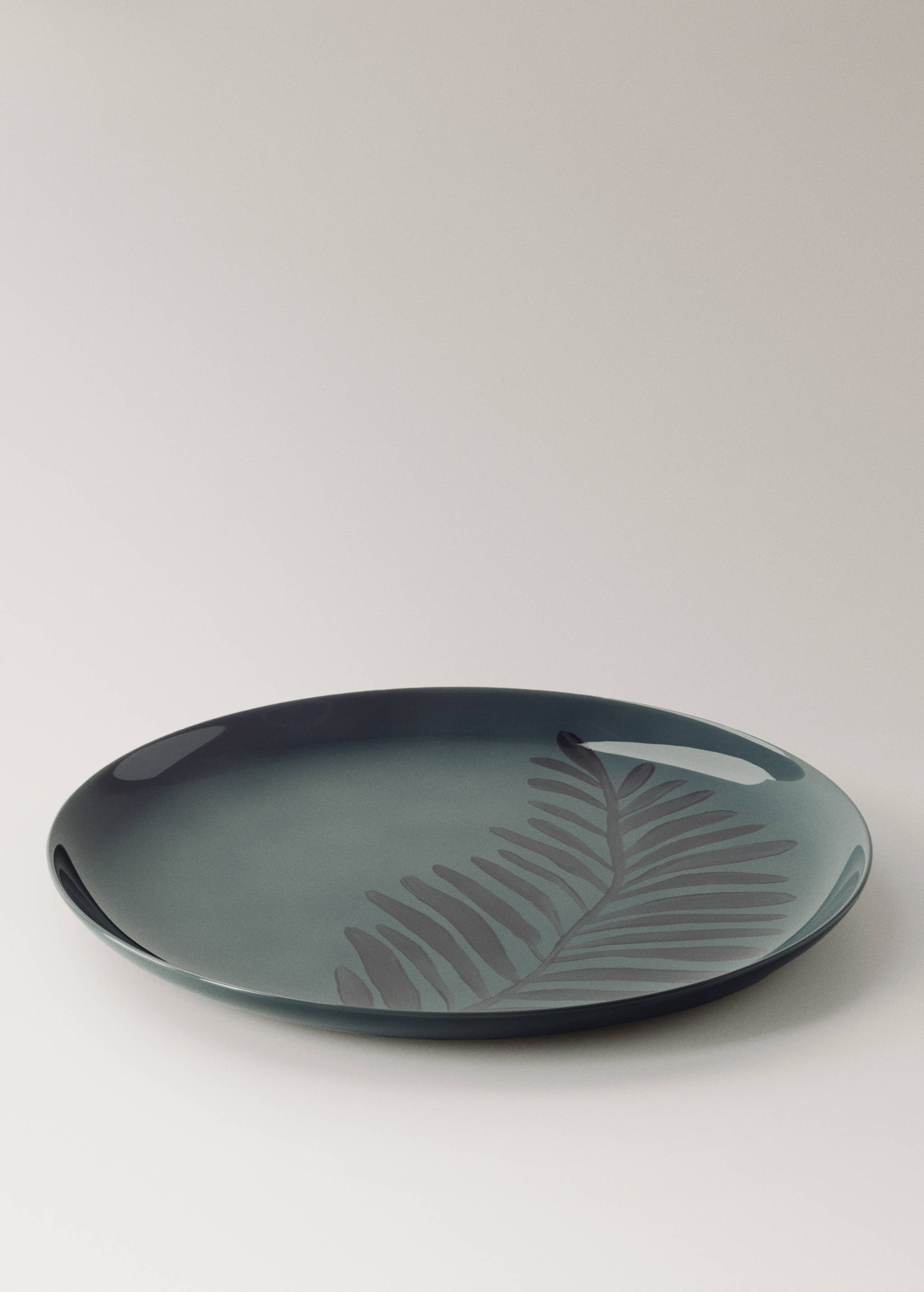 Dessertteller aus Steingut mit handbemaltem Design - Detail des Artikels 2
