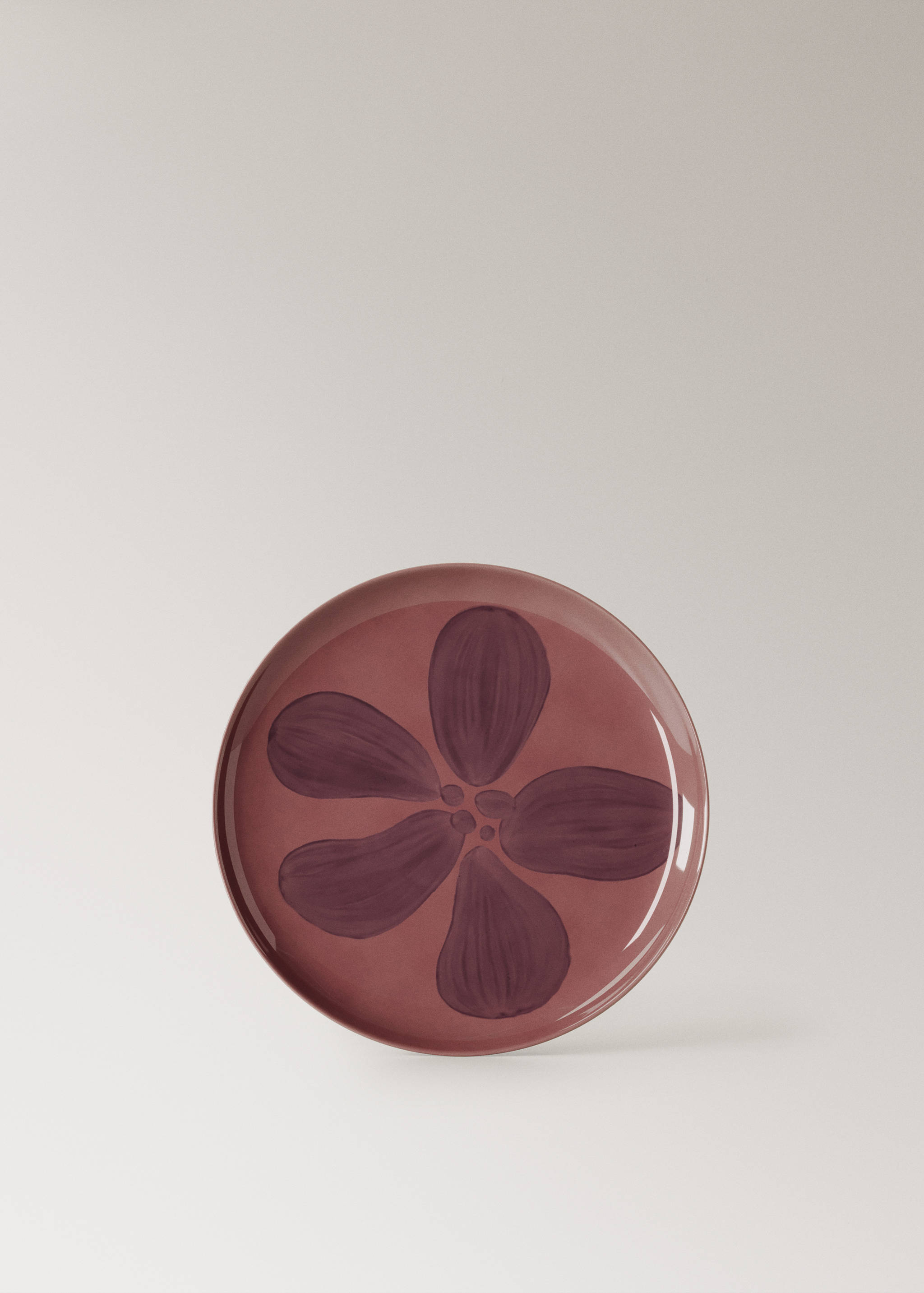 Dessertteller aus Steingut mit handbemaltem Design - Artikel ohne Model