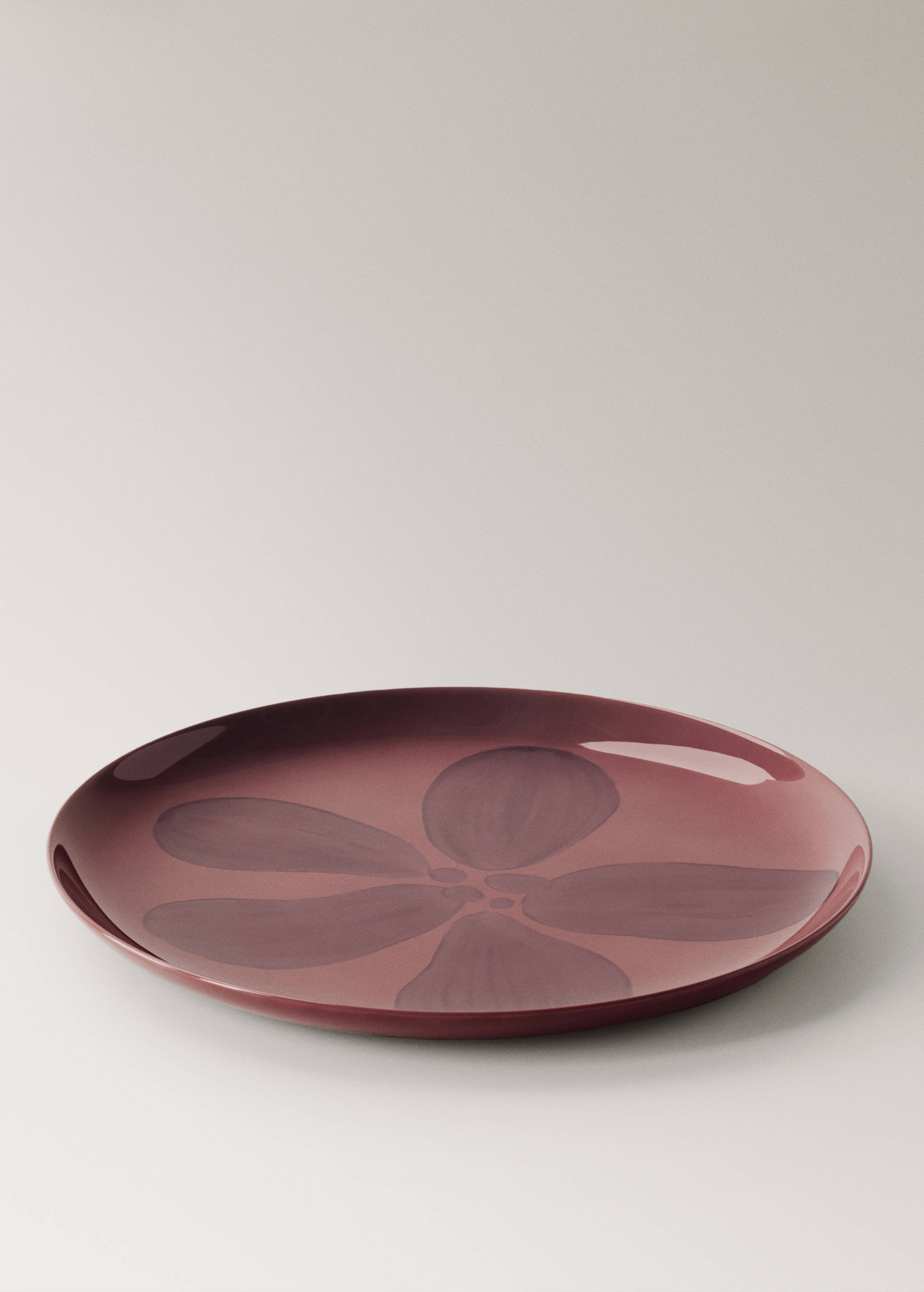 Dessertteller aus Steingut mit handbemaltem Design - Detail des Artikels 2