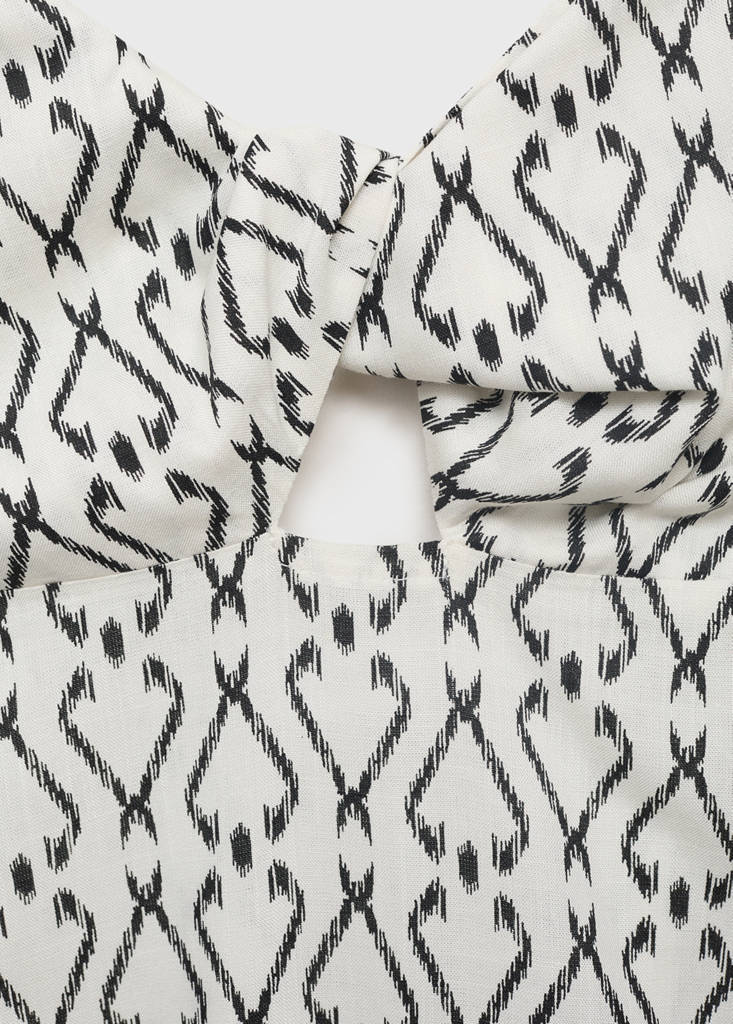 Long printed dress — Off White