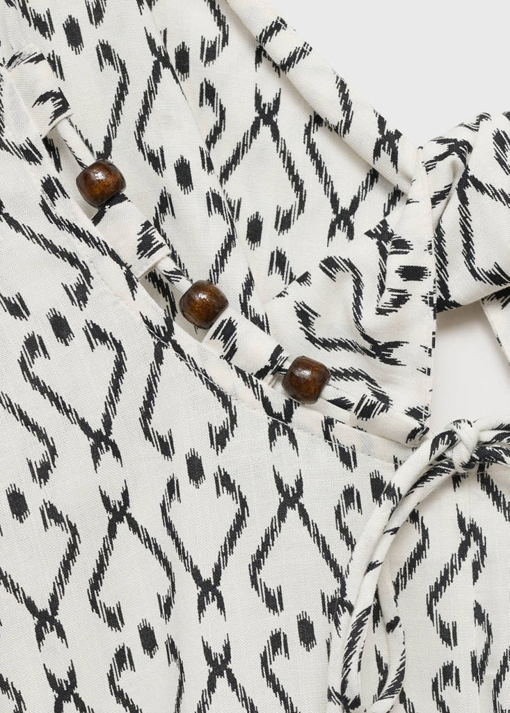 Long printed dress — Off White