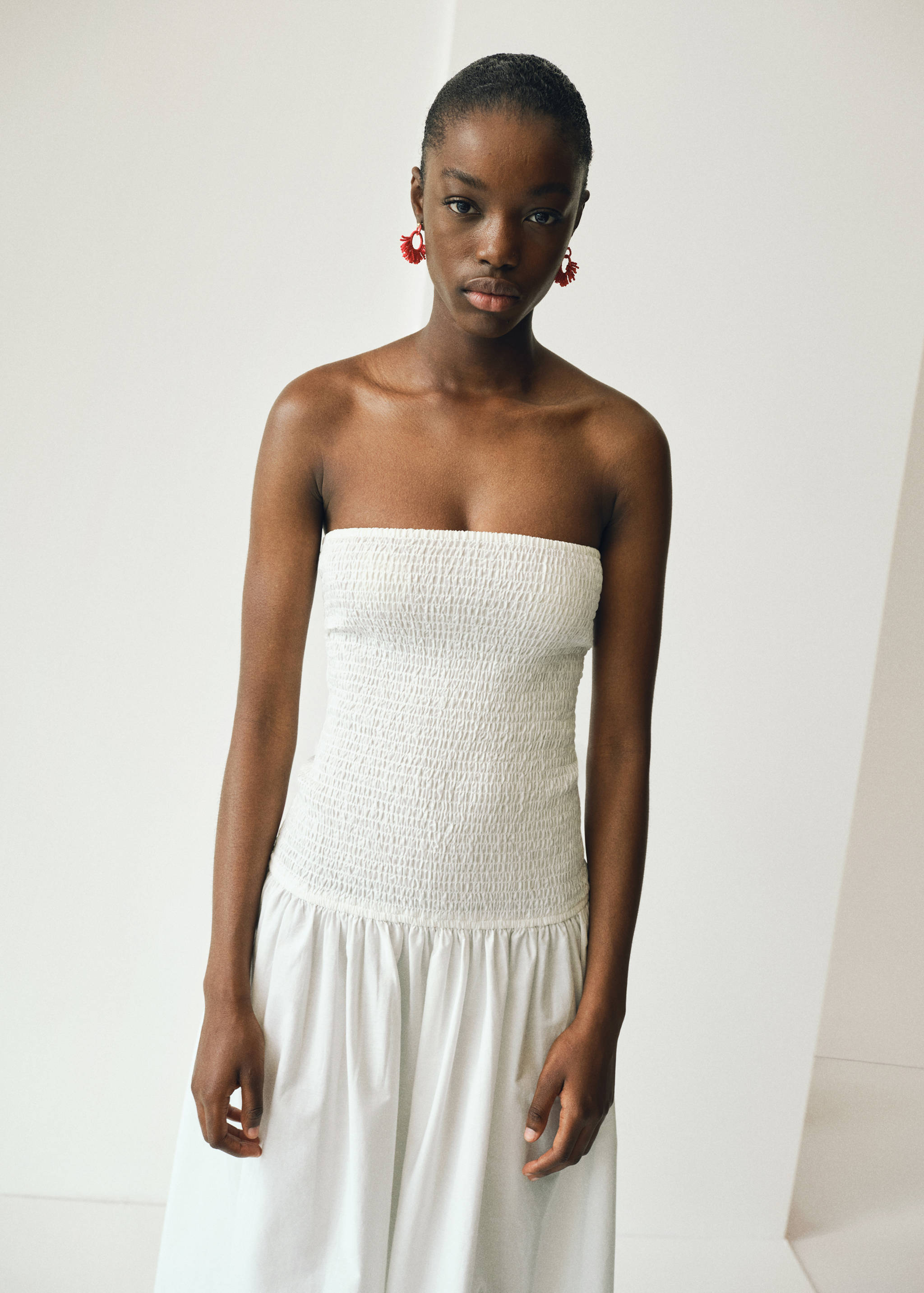 Maxi robe bustier - Verso de l’article