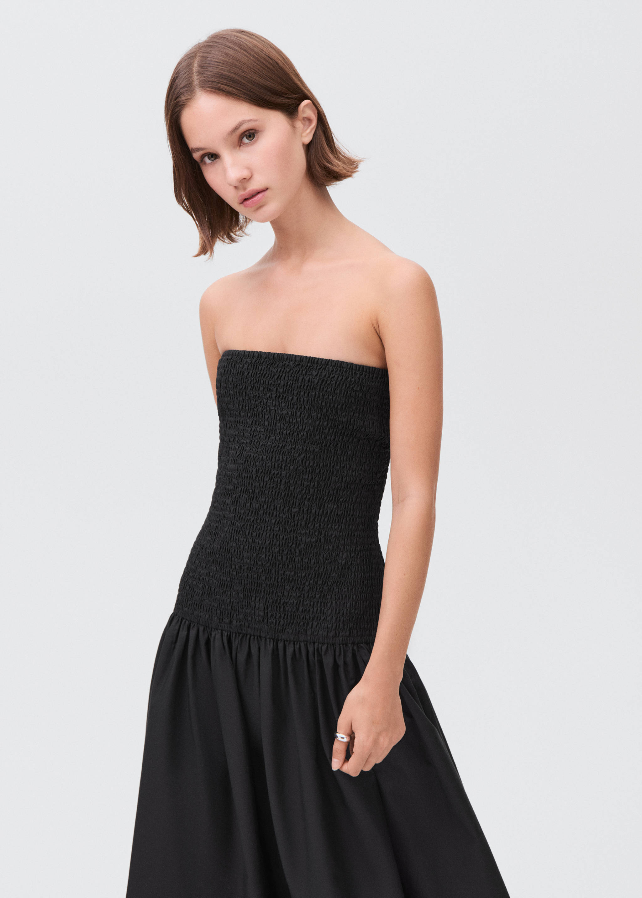 Maxi robe bustier - Plan moyen