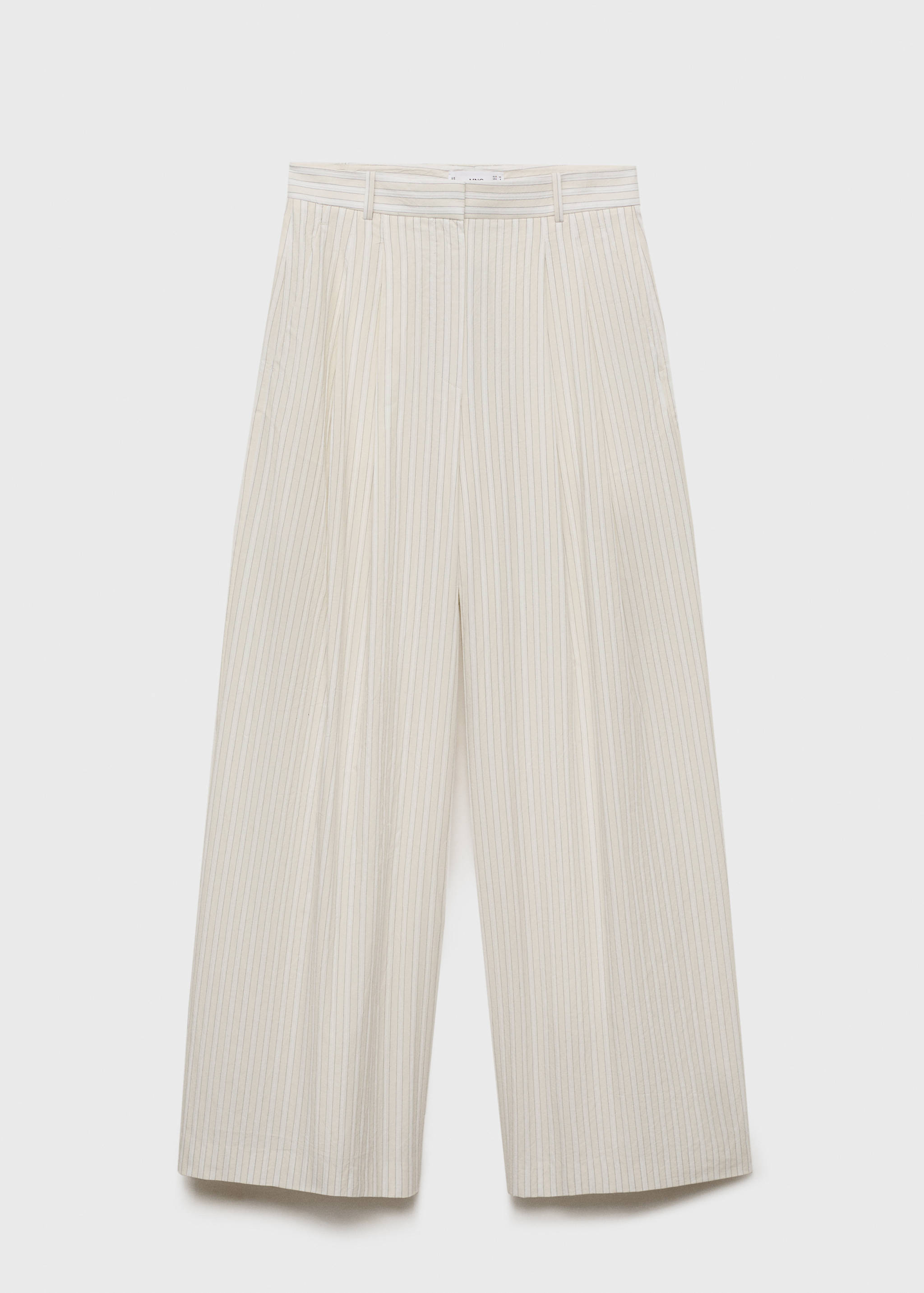 Pantalon large à rayures - Article sans modèle