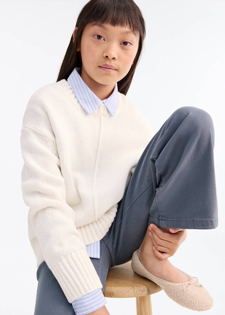 Straight-fit jeans with pockets — Blue