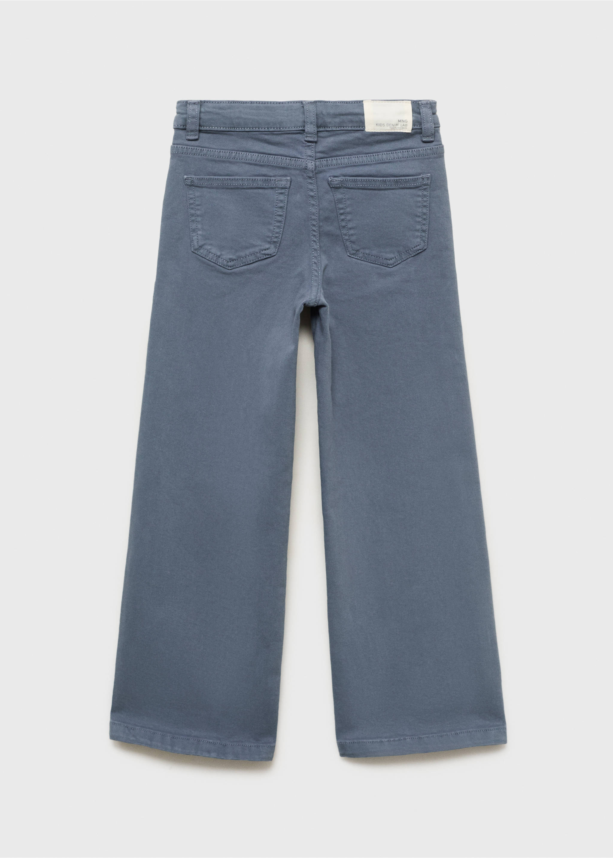 Straight-fit jeans with pockets - Reverse of the article, Blue. Ref: 17022538-00.