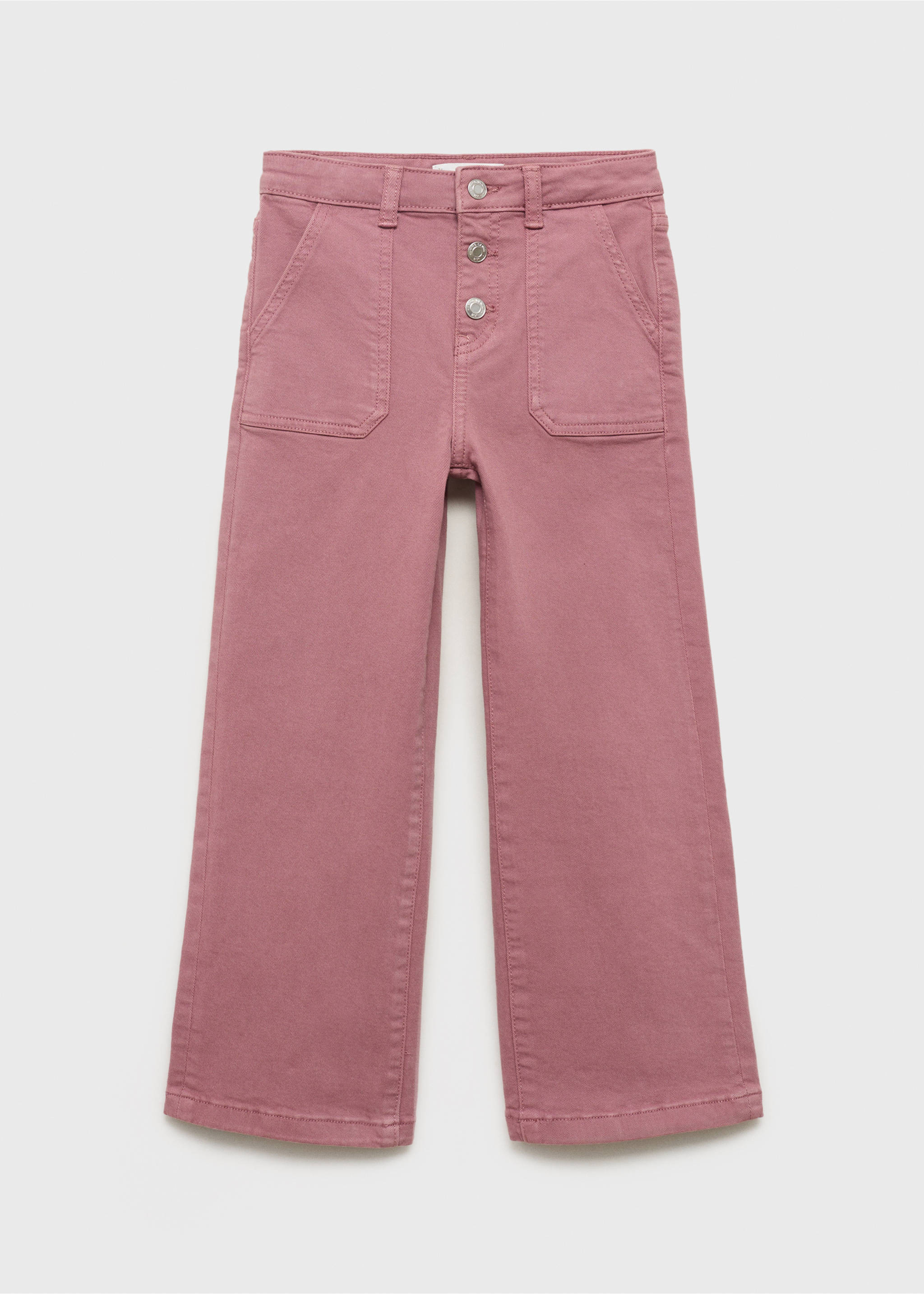 Straight-fit jeans with pockets - Article without model, Pink. Ref: 17022538-00.
