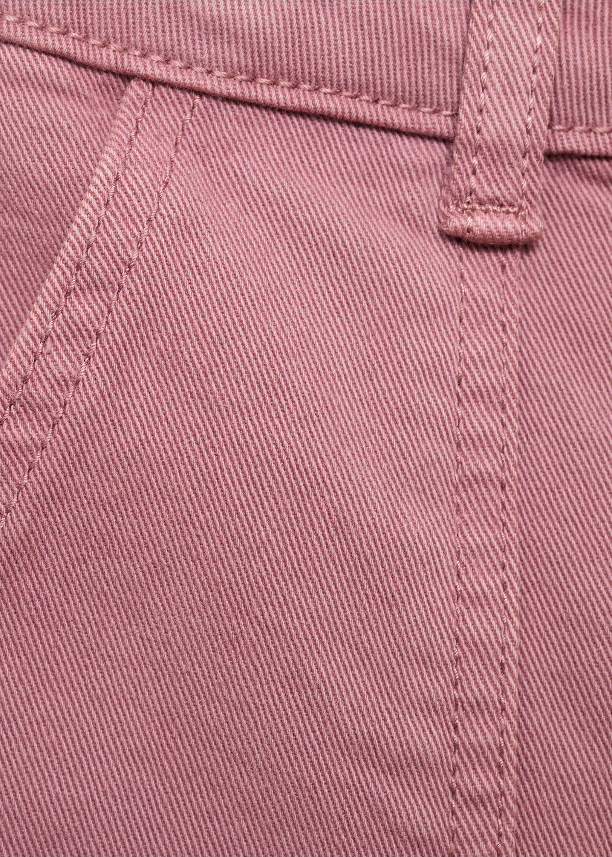 Straight-fit jeans with pockets - Details of the article 0, Pink. Ref: 17022538-00.