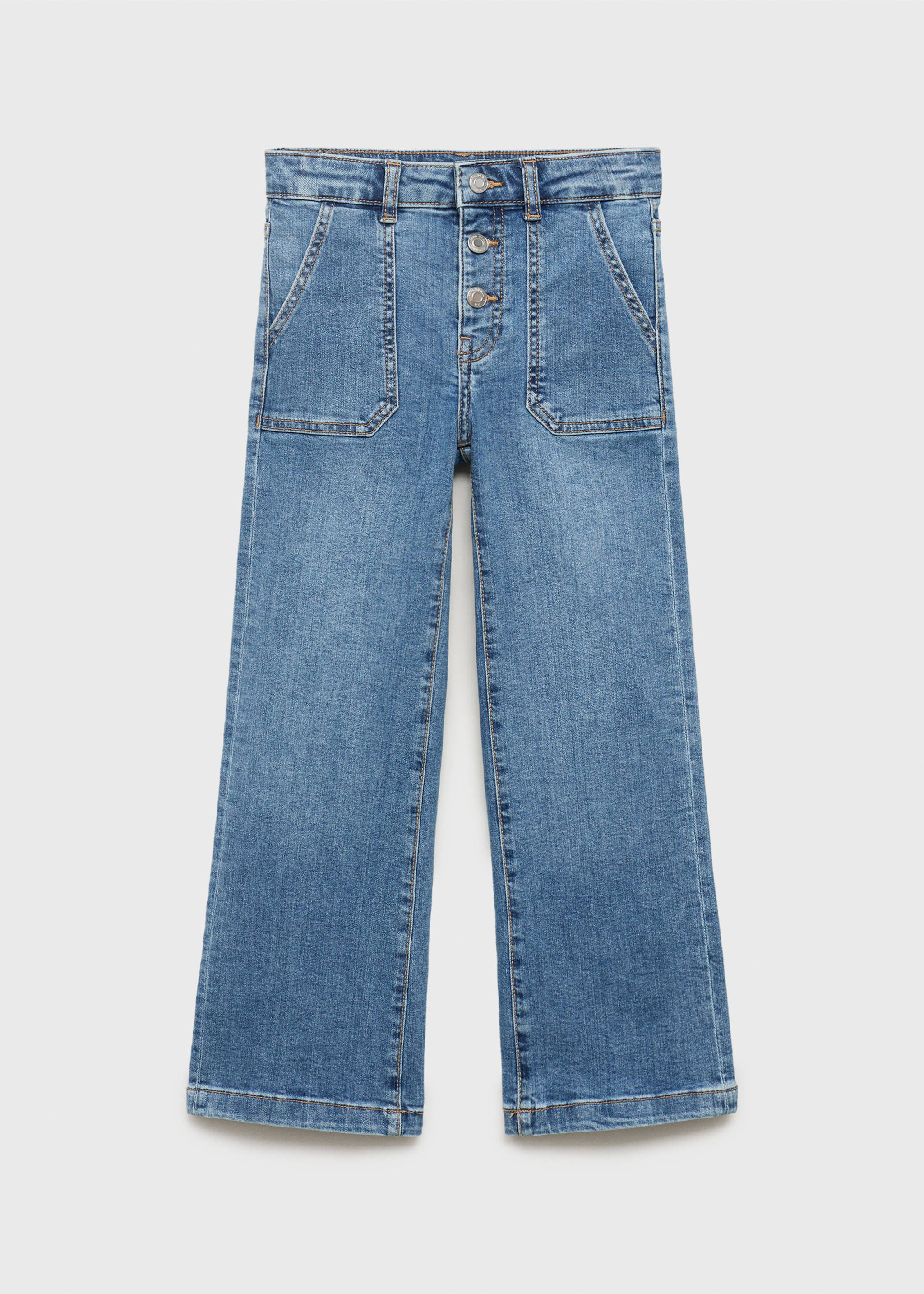 Straight-fit jeans with pockets - Article without model, Medium Blue. Ref: 17022538-00.