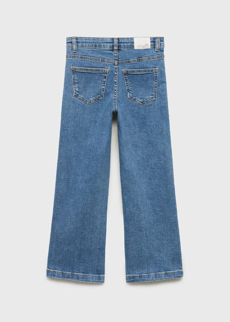 Straight-fit jeans with pockets — Medium Blue