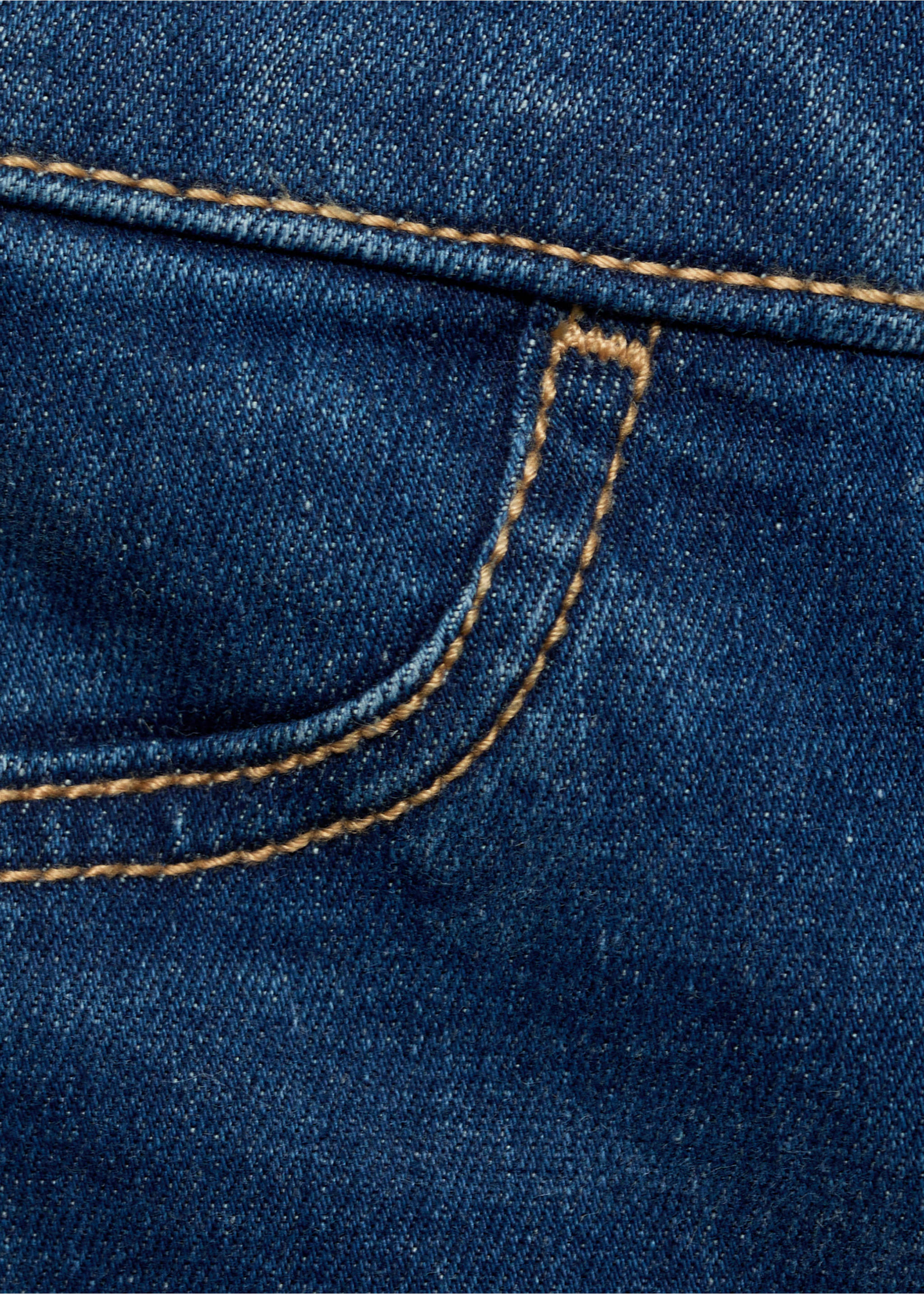 Dikişsiz skinny jean - Ürün detayı 8, Koyu Mavi. Ref: 17022540-00.