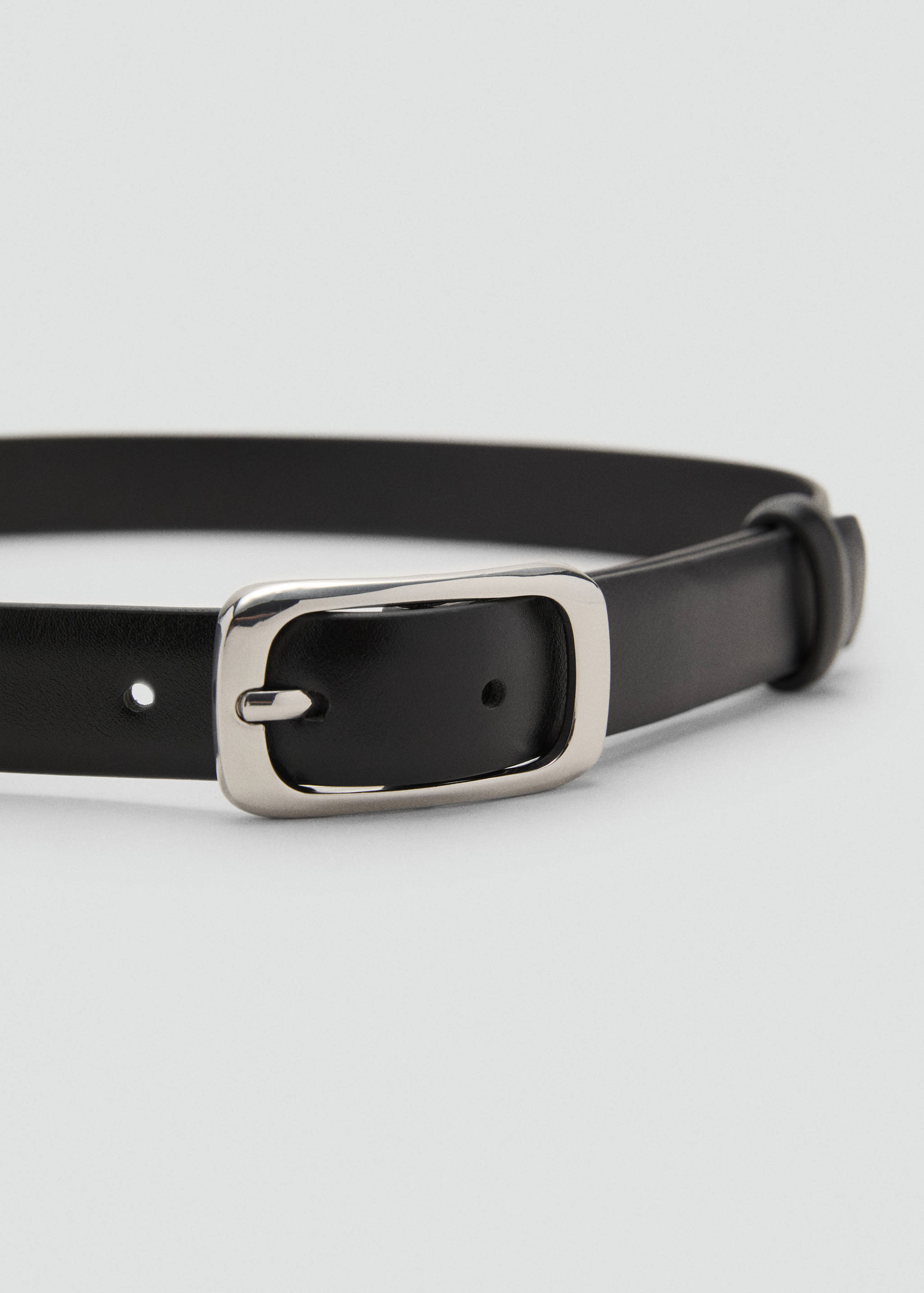 Rectangular buckle belt - Medium plane