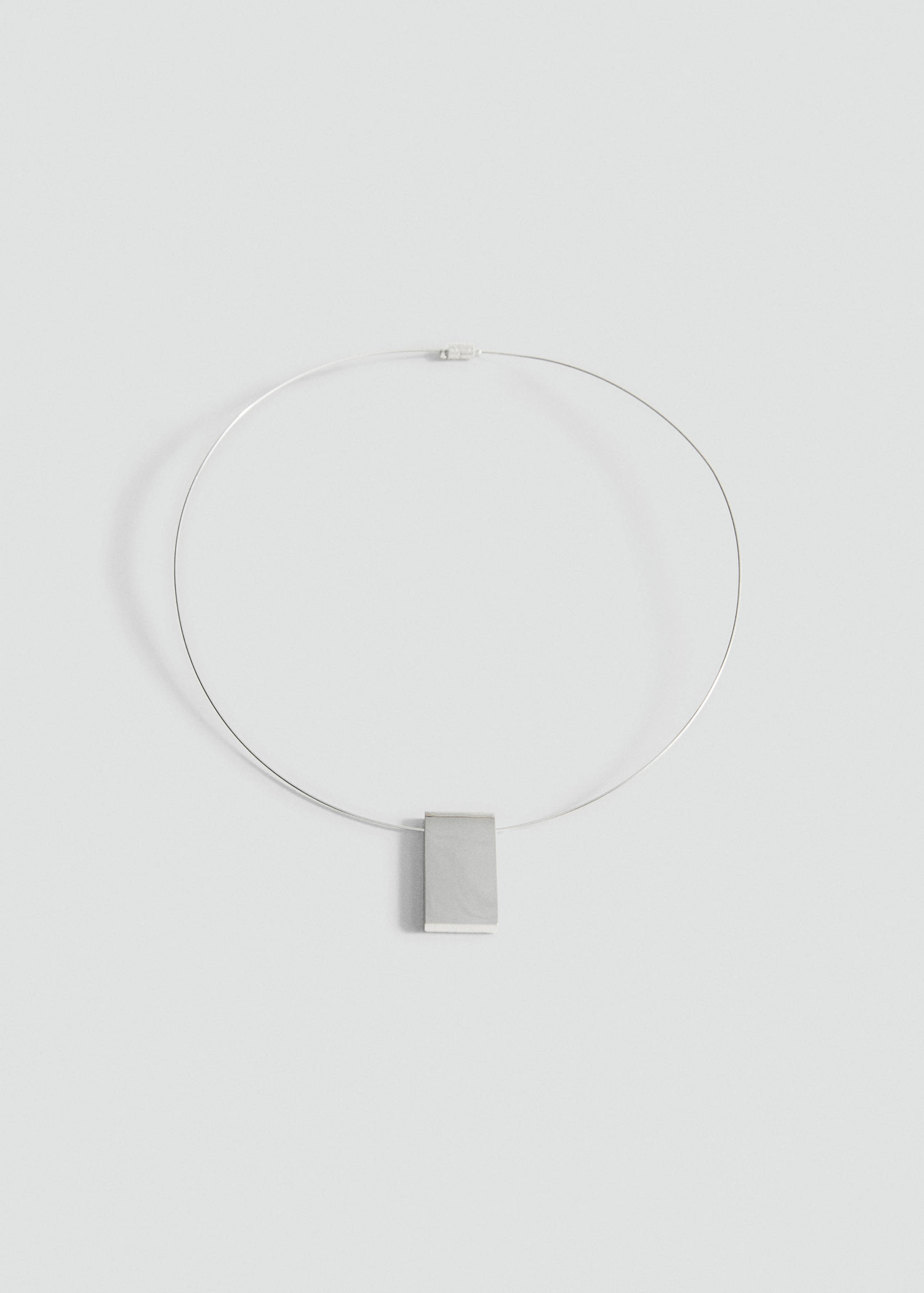 Collar rígido abalorio rectangular - Artículo sin modelo