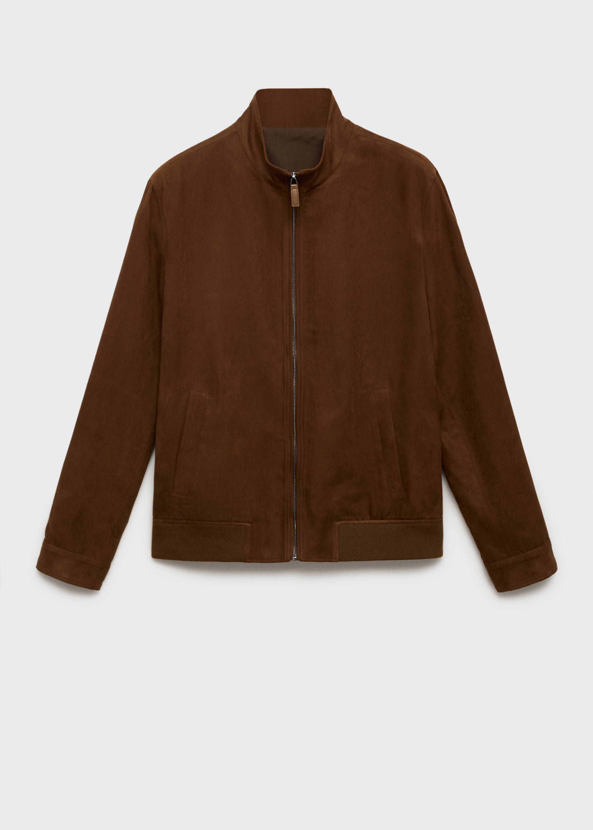 Jaket dengan efek kulit suede - Barang tanpa model