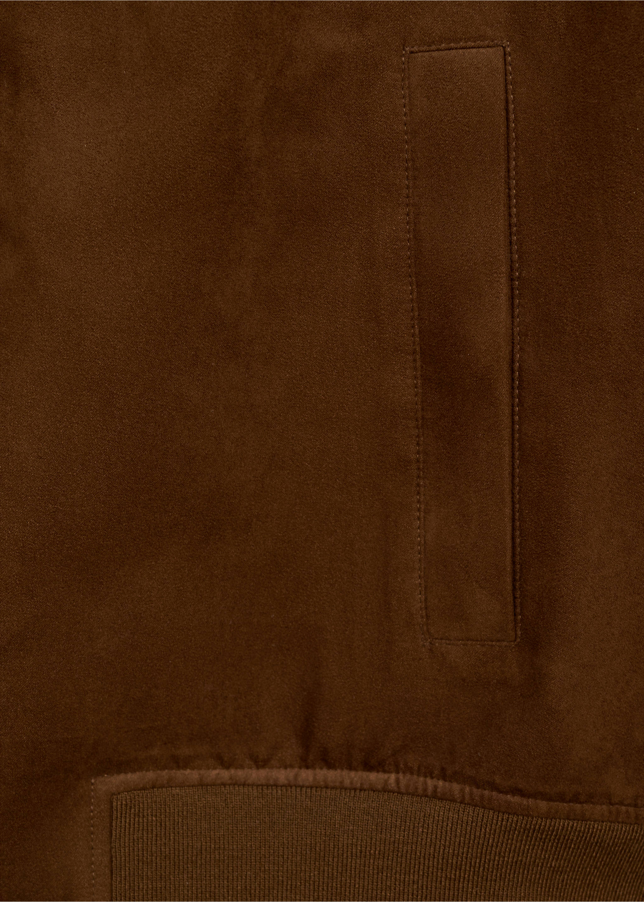 Blouson simili-cuir daim - Détail de l'article 0, Cognac. Ref: 17022895-00.