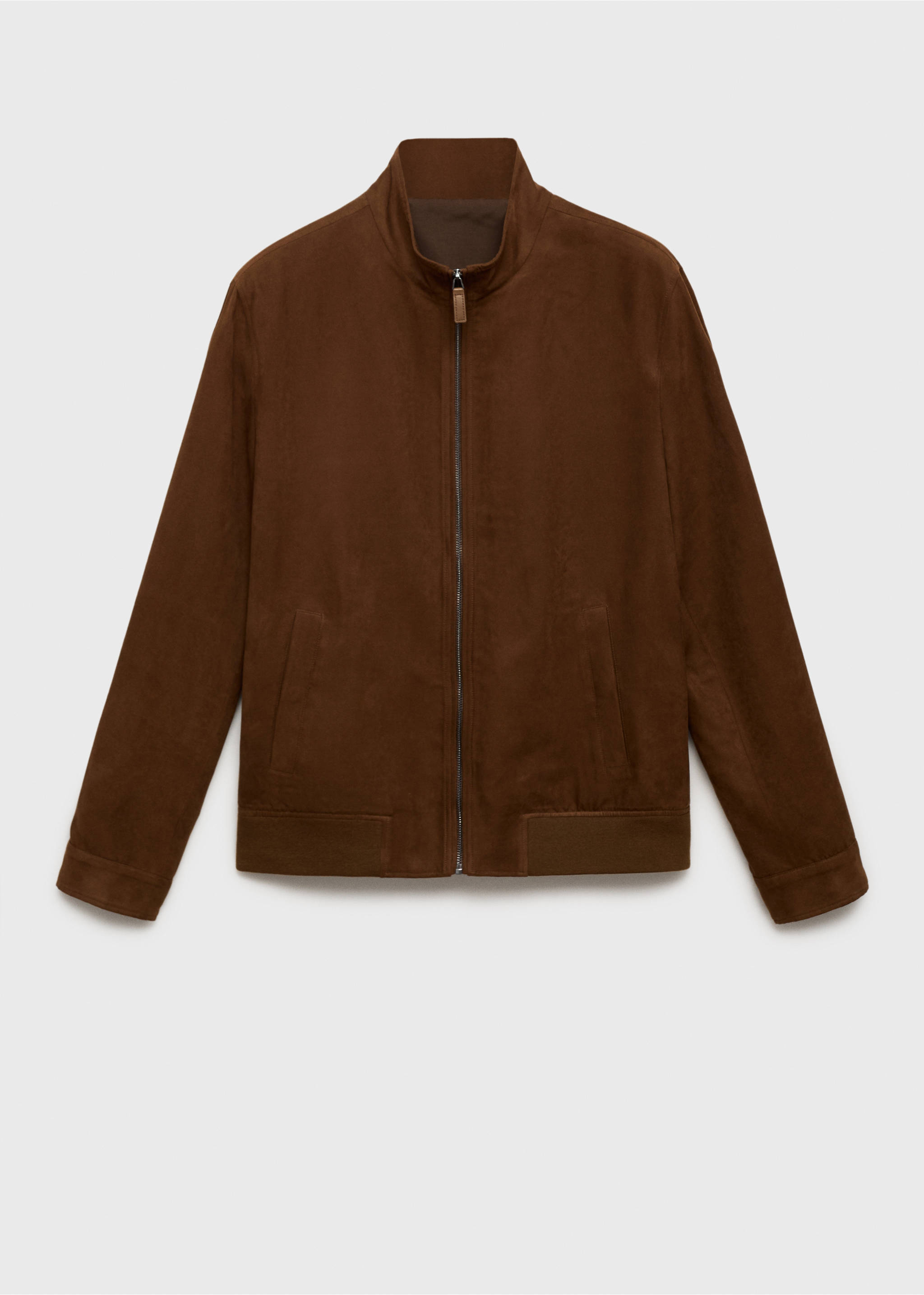 Blouson simili-cuir daim - Article sans modèle, Cognac. Ref: 17022895-00.