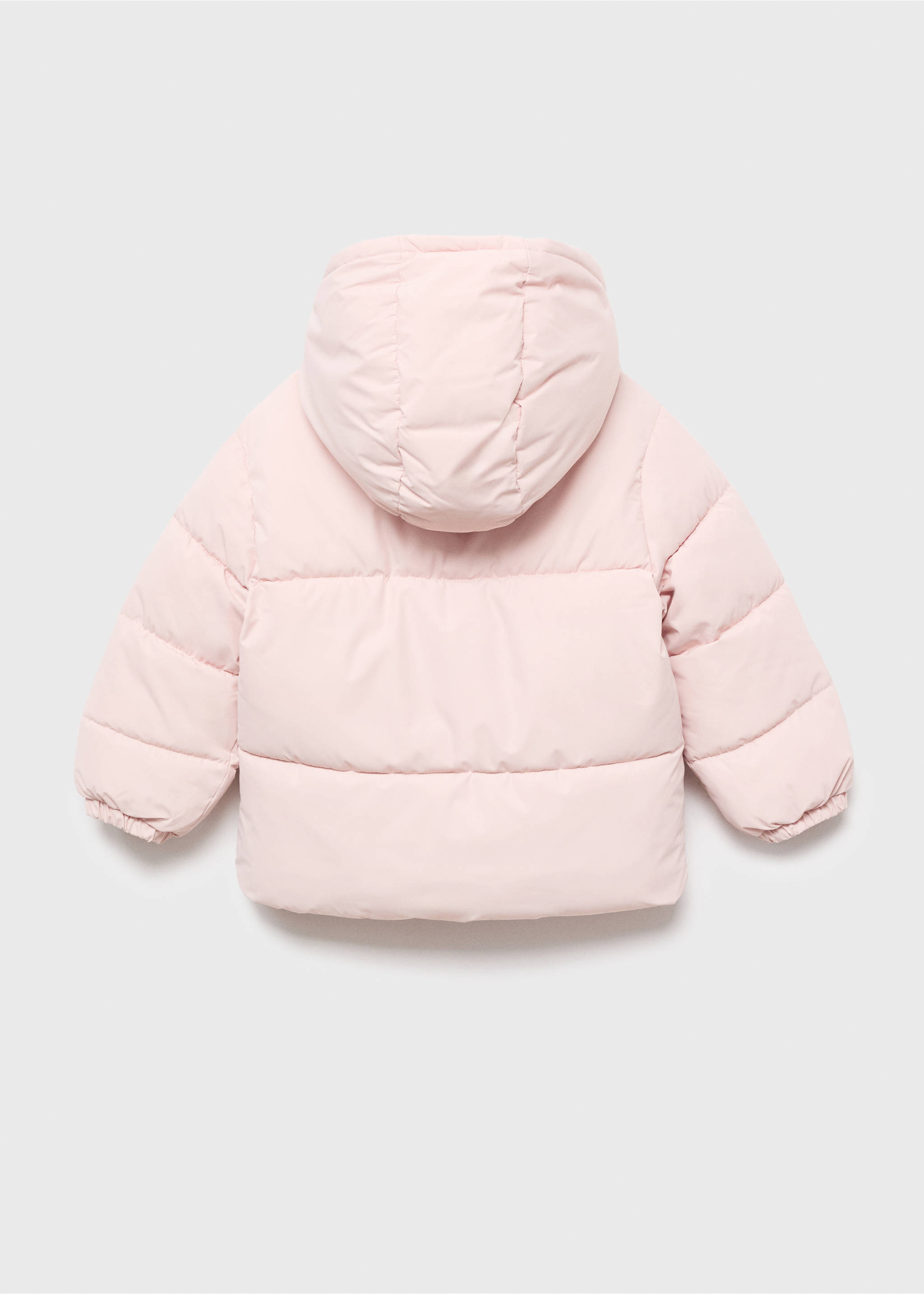 Anorak acolchado capucha - Reverso del artículo, Rosa. Ref: 17022897-00.