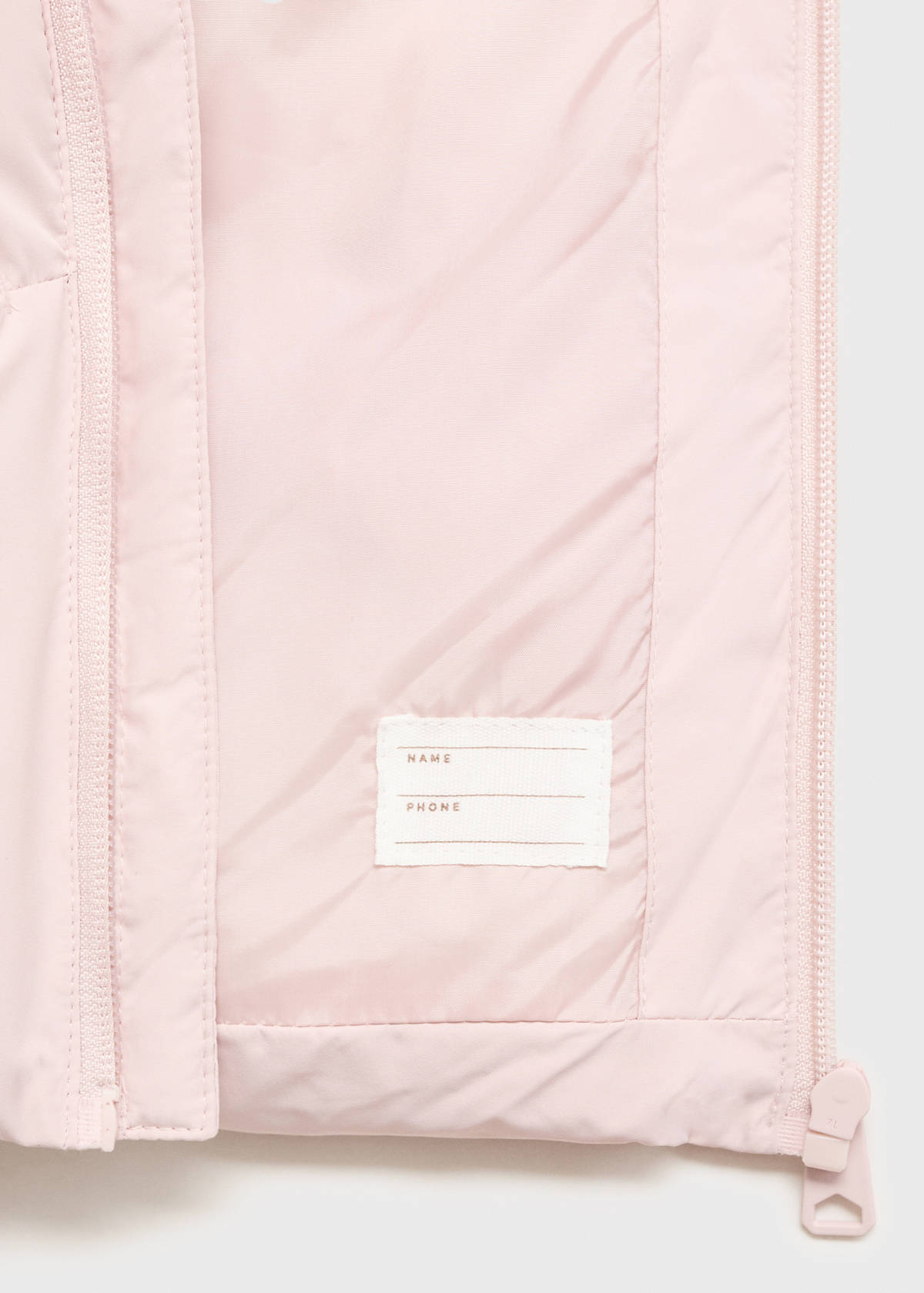 Hood puffer coat — Pink