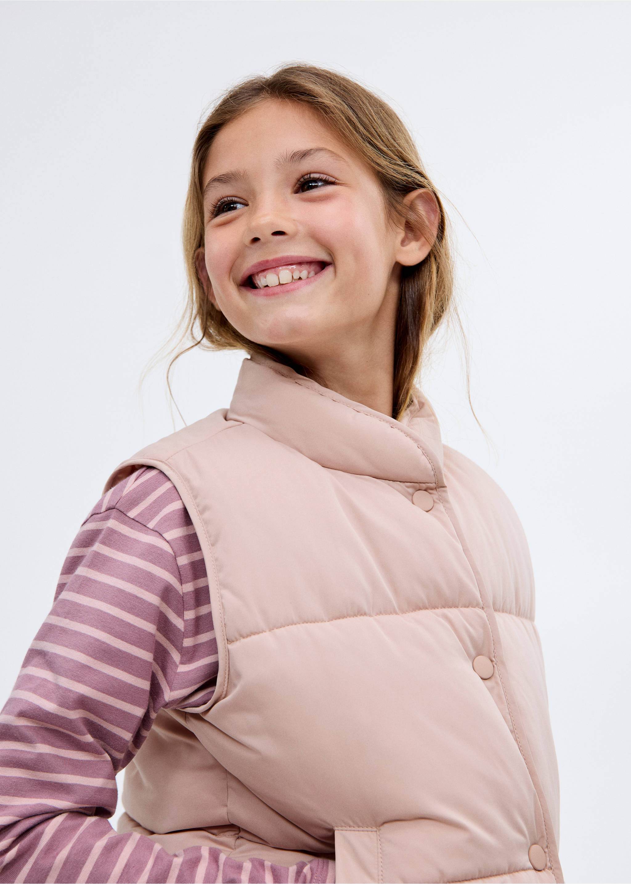 Gilet matelassé - Détail de l'article 1, Rose. Ref: 17022898-00.