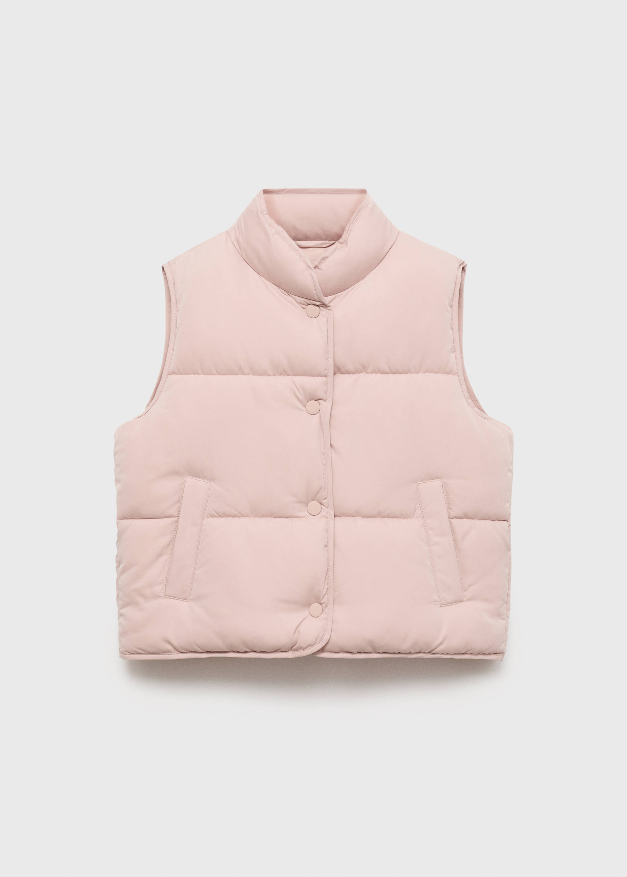 Gilet matelassé - Article sans modèle, Rose. Ref: 17022898-00.