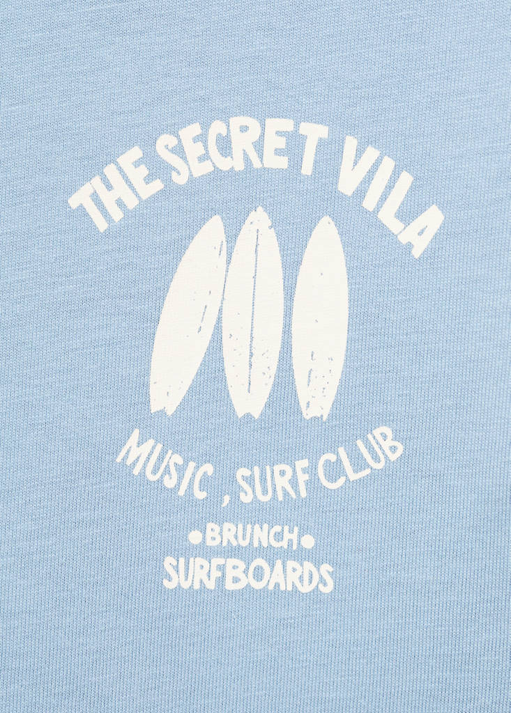 Surf printed t-shirt — Blue