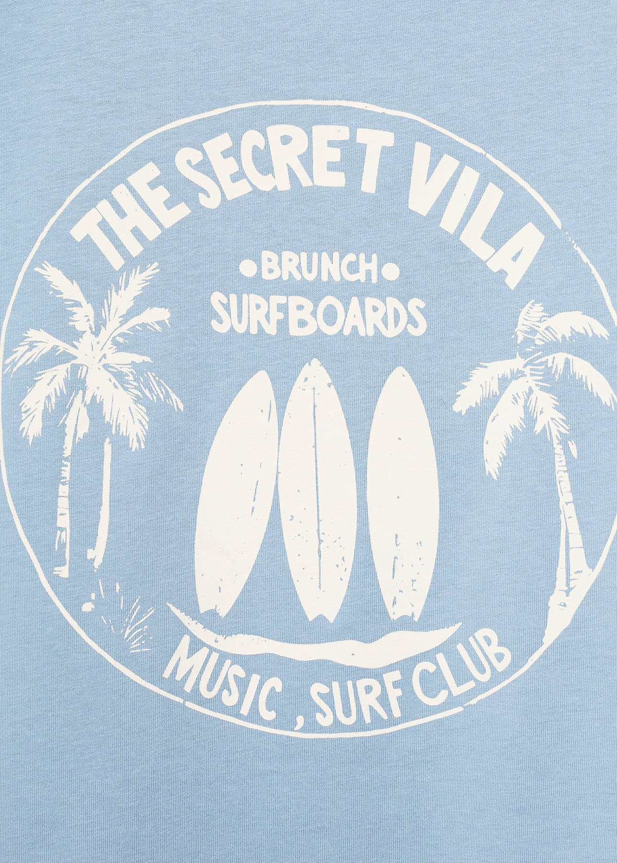 Surf printed t-shirt — Blue