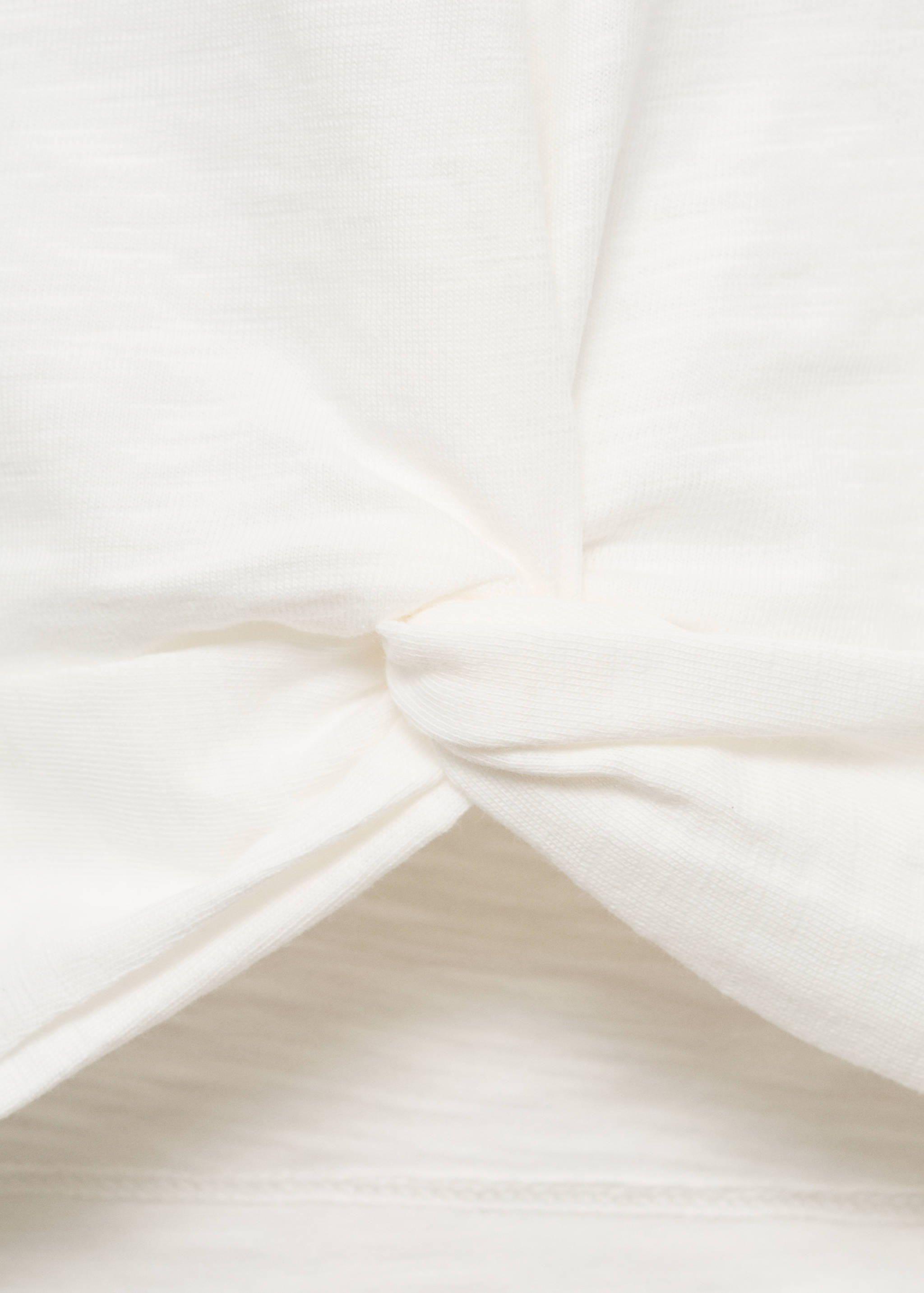 Knot crop T-shirt - Details of the article 0