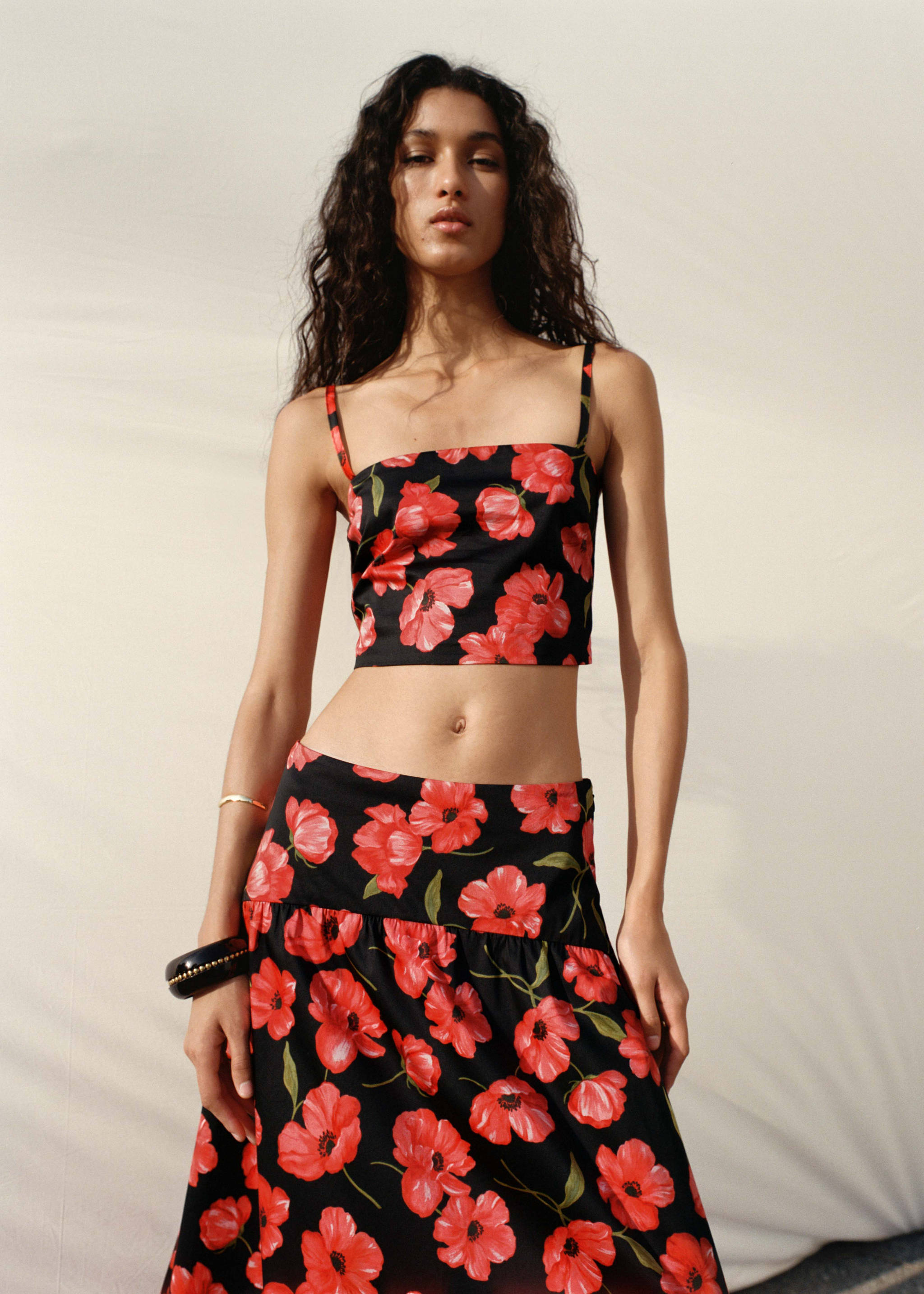 Floral crop top - Details of the article 7