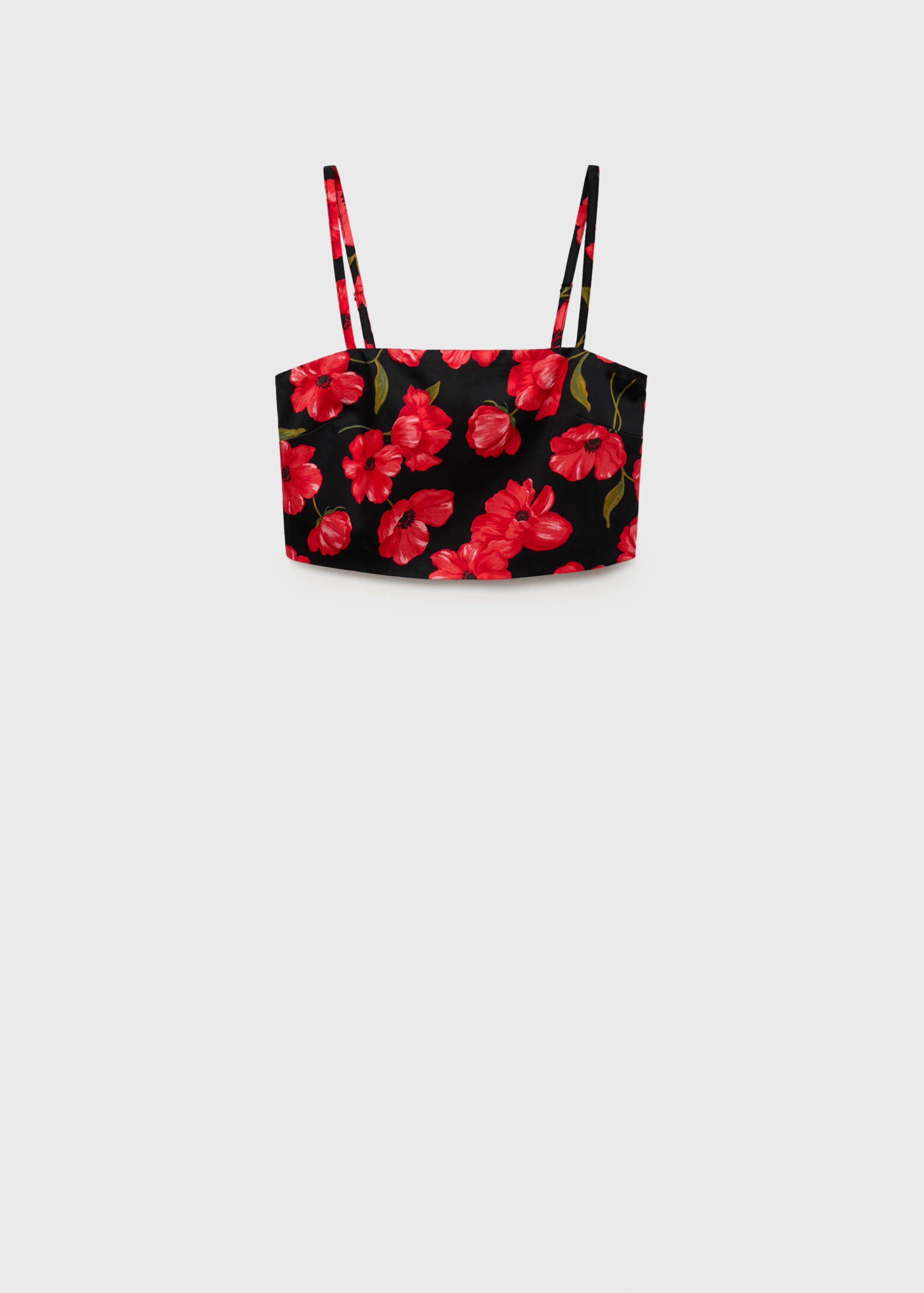 Floral crop top - Article without model