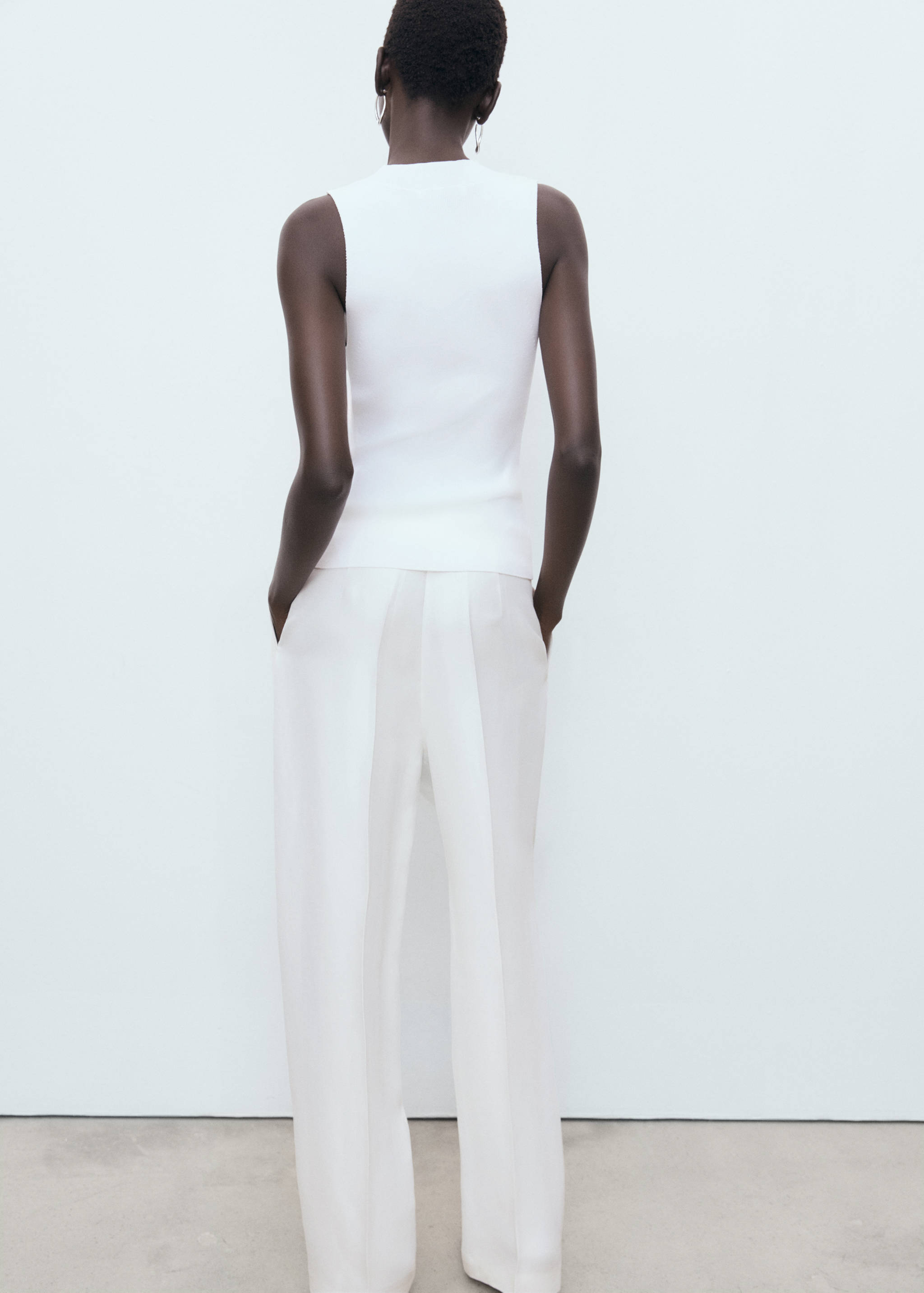 Top maille côtelée - Verso de l’article