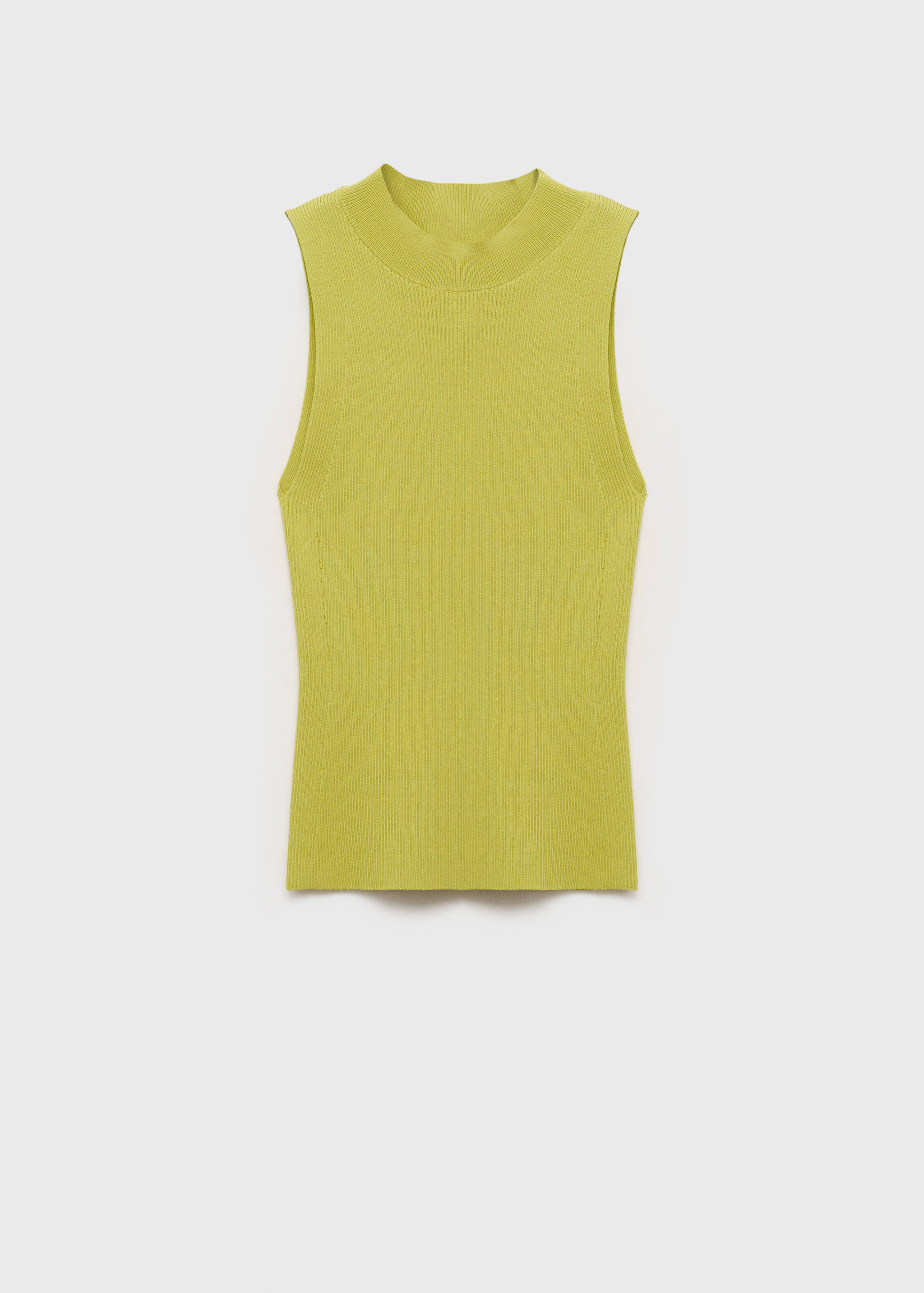 Ribbed knit top - Article without model