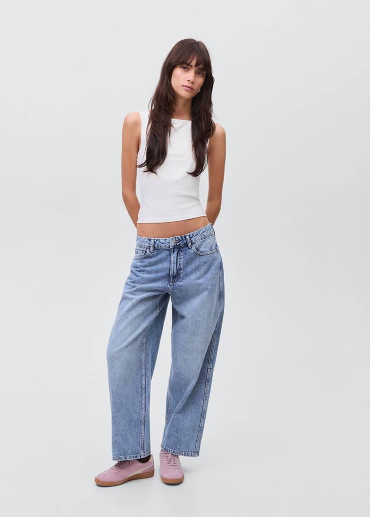 Plain strapless top — Off White