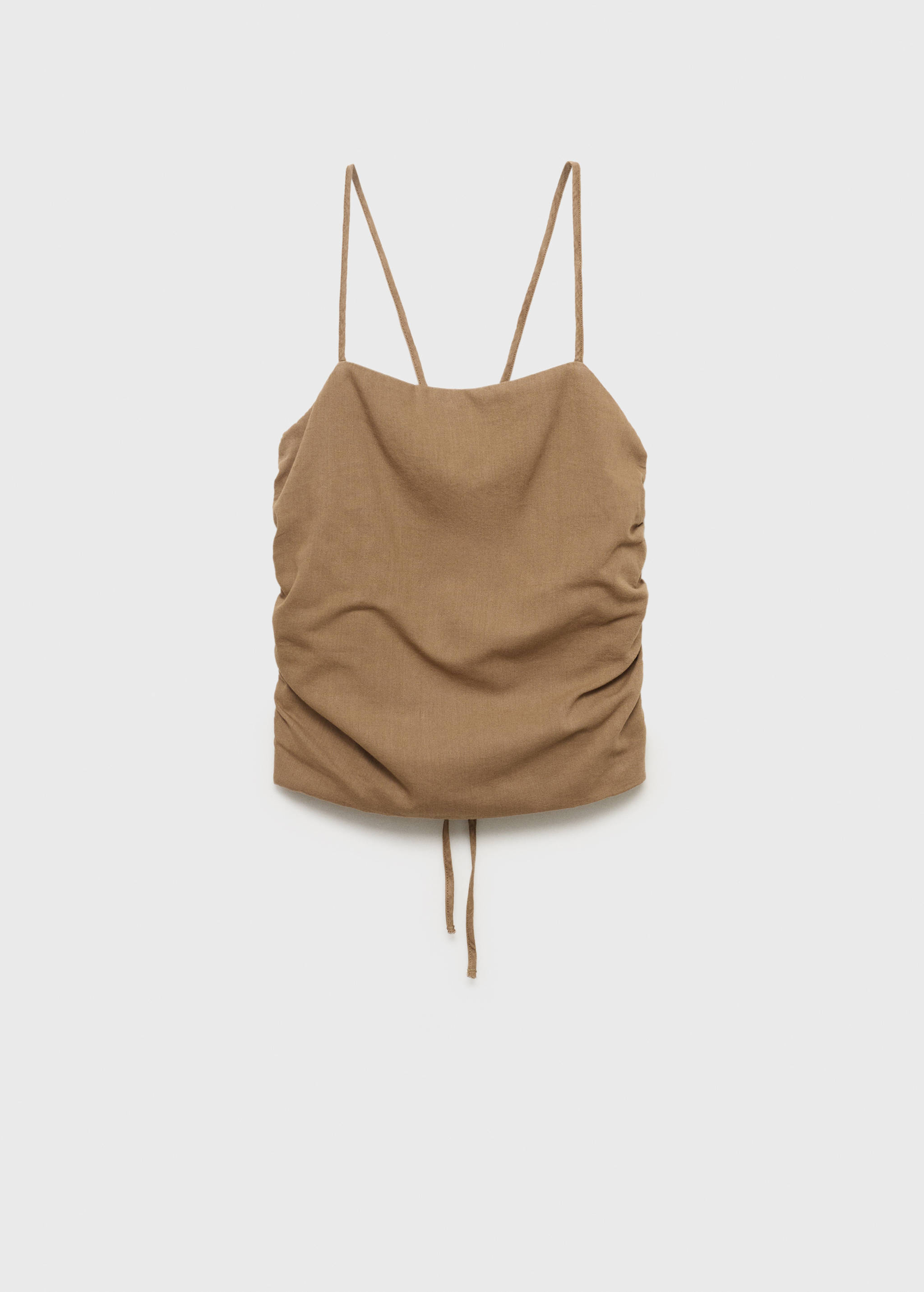 Cross-back draped top - Article without model