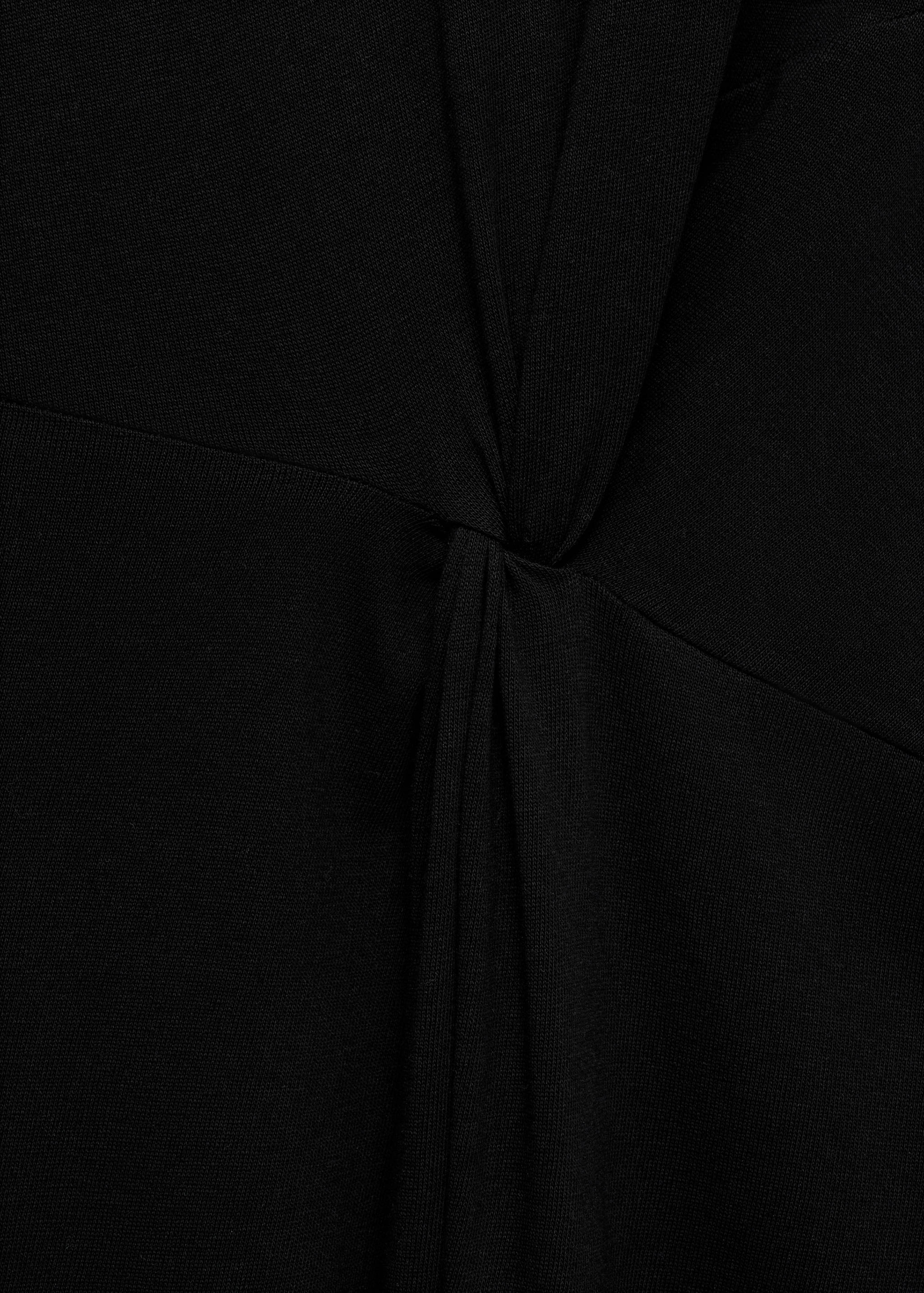 Gathered cotton midi-dress - Details of the article 0