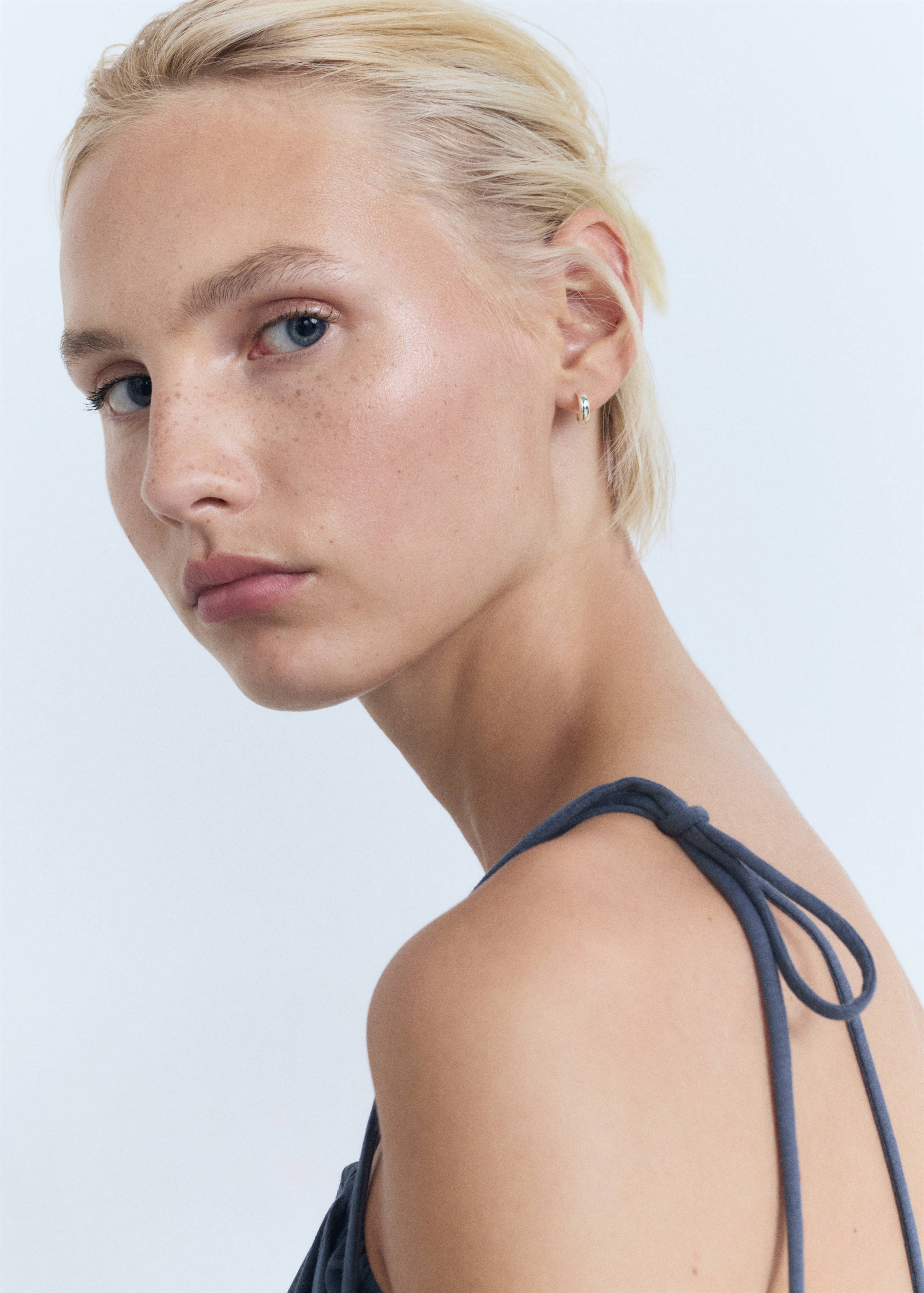 Bow cotton dress - Details of the article 1