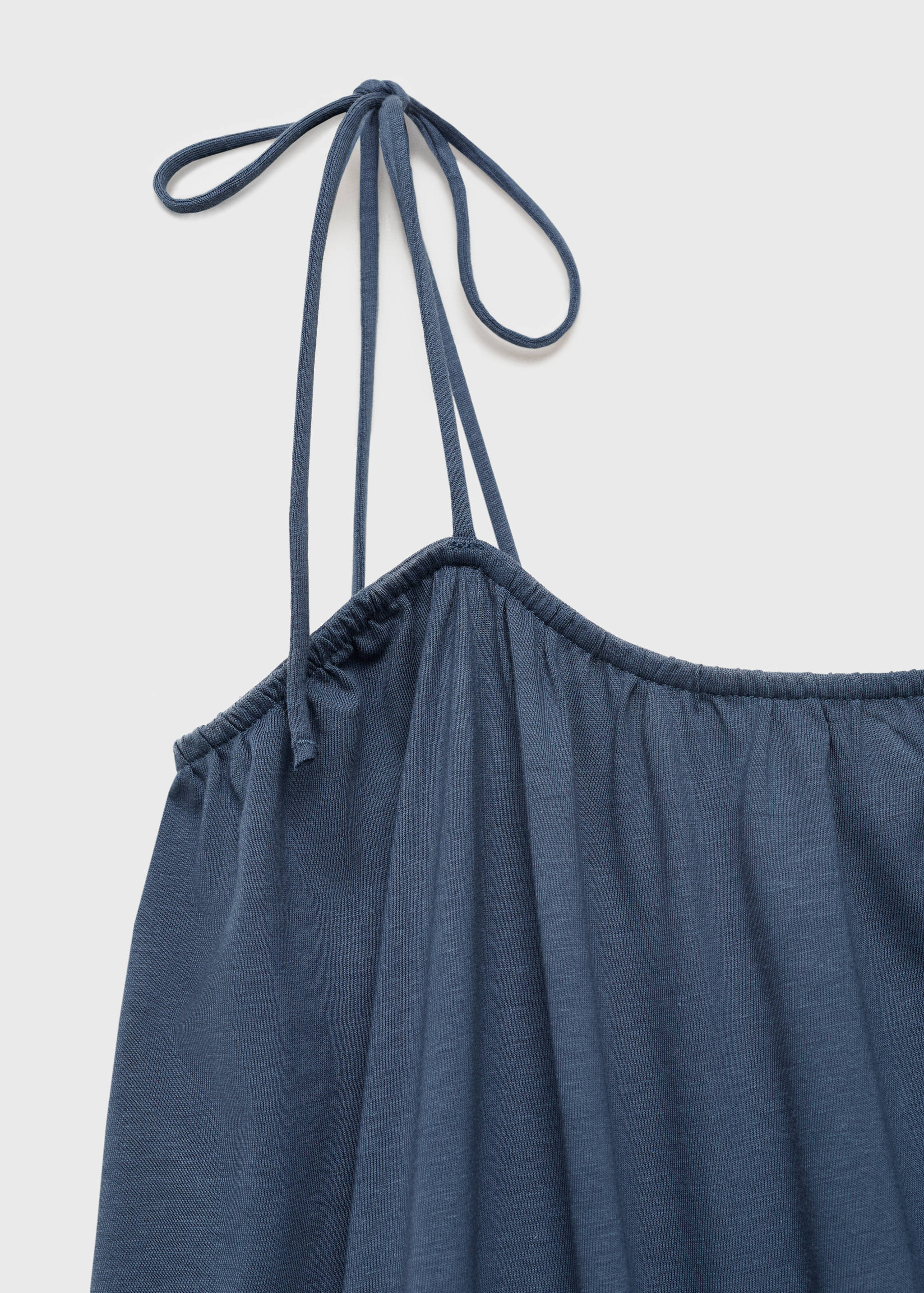 Bow cotton dress - Details of the article 0