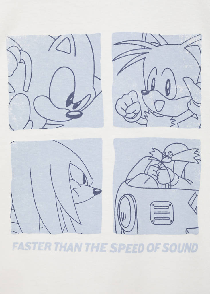Sonic cotton t-shirt — Off White