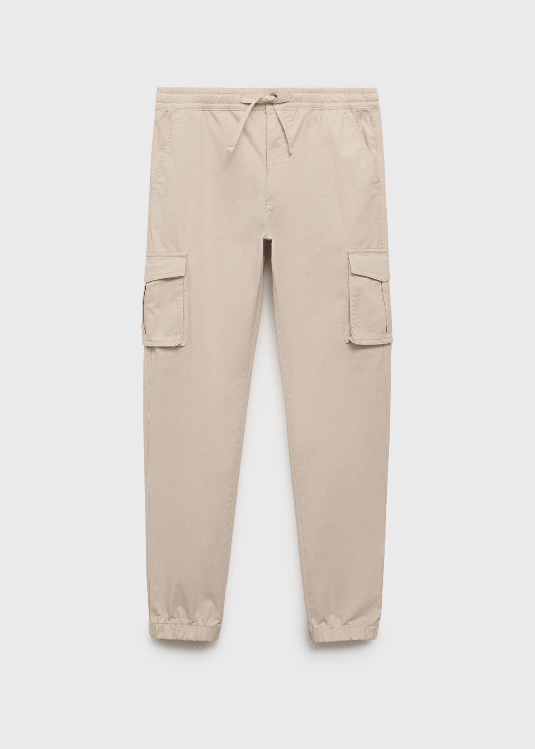 Jogger cargo cordon - Article sans modèle, Gris glacé. Ref: 17022913-00.
