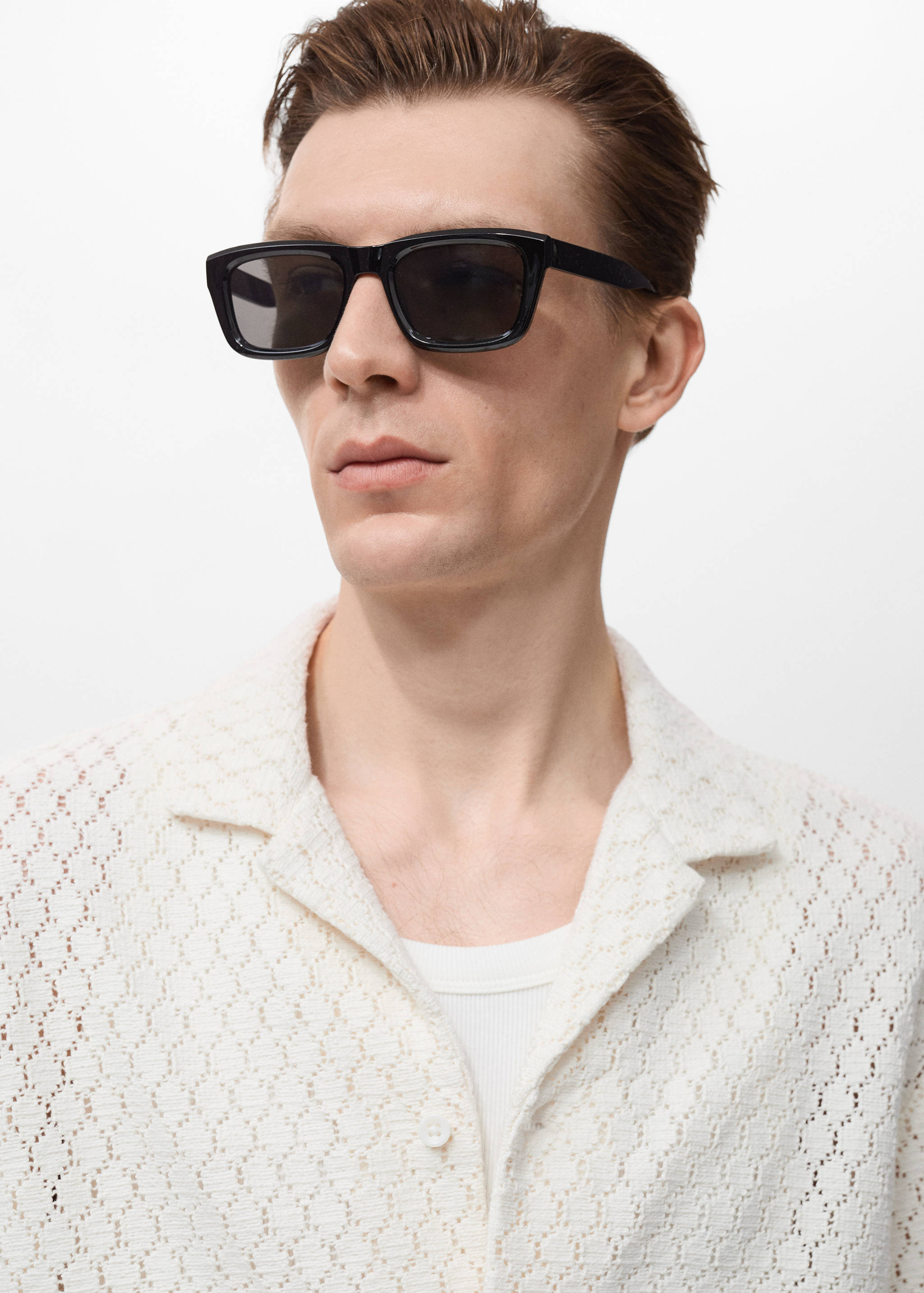 بلوزة قطنية مخرمة - تفاصيل المنتج 1