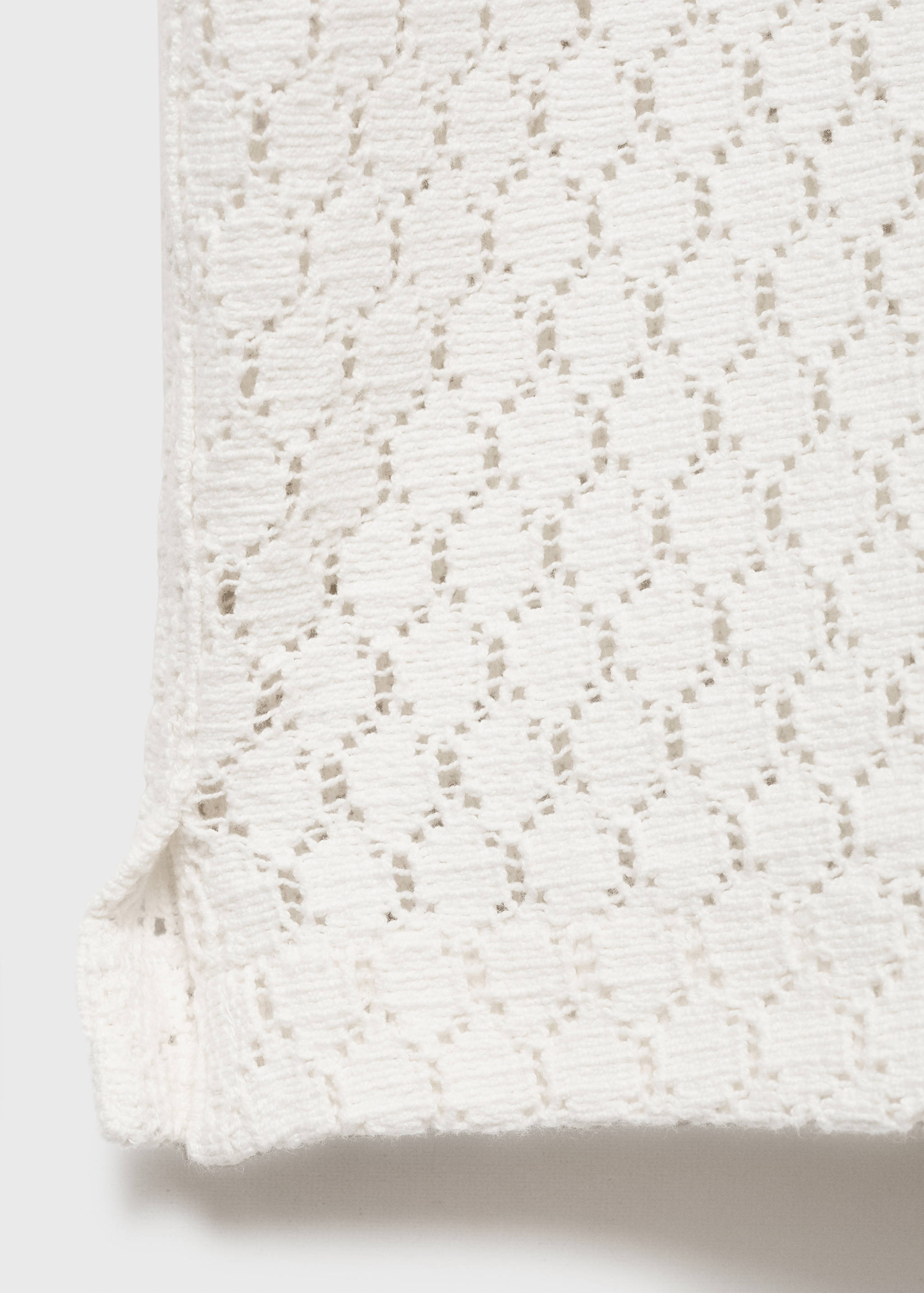 بلوزة قطنية مخرمة - تفاصيل المنتج 0